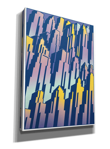 Image of 'New Cityscape Grad' by David Chestnutt, Giclee Canvas Wall Art