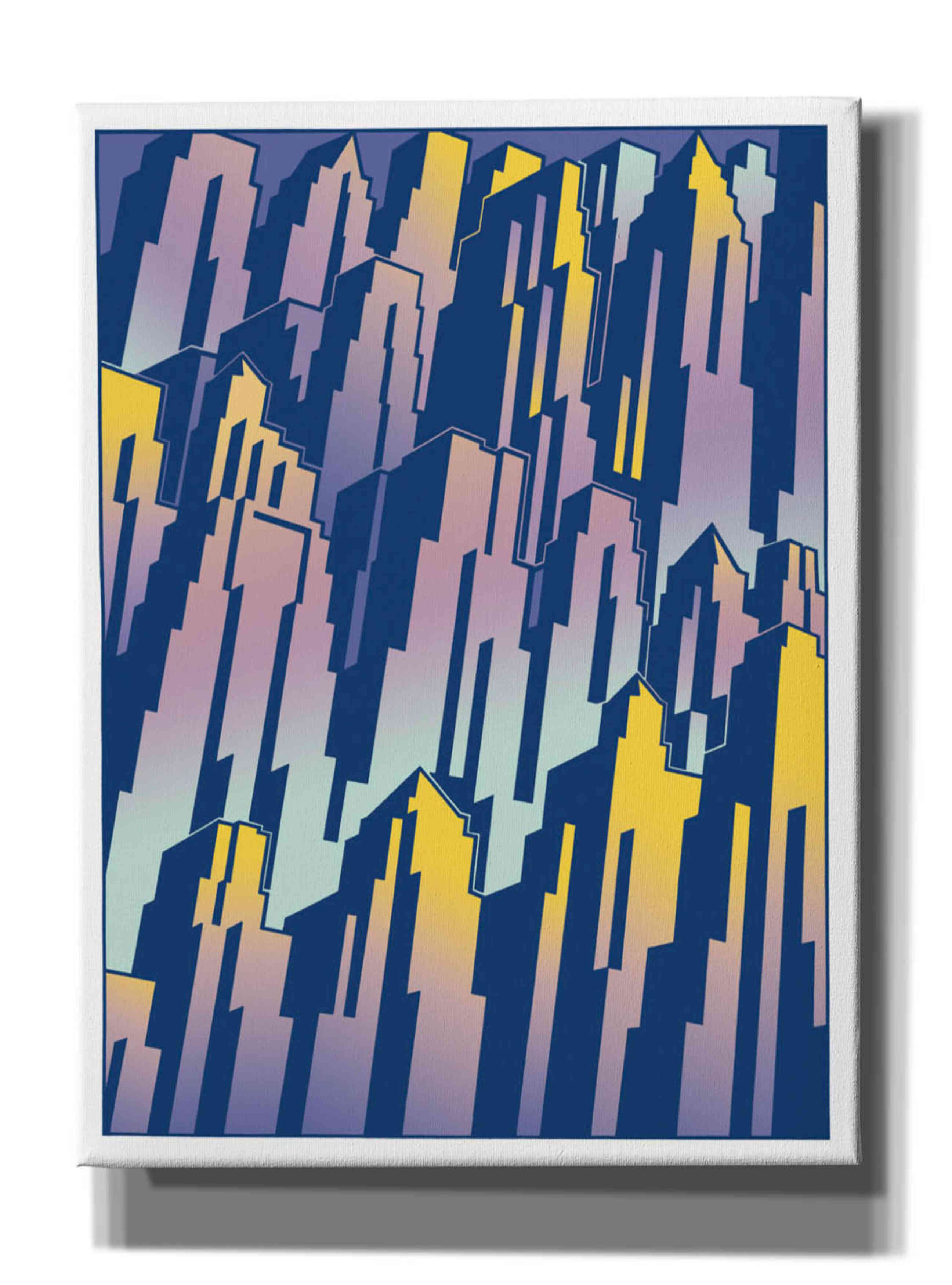 'New Cityscape Grad' by David Chestnutt, Giclee Canvas Wall Art