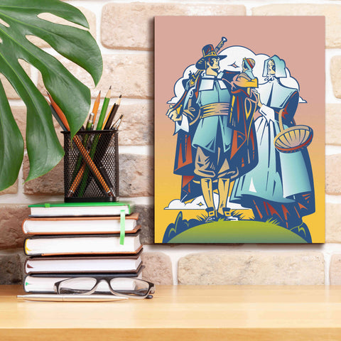 Image of 'New Pilgrim' by David Chestnutt, Giclee Canvas Wall Art,12 x 16