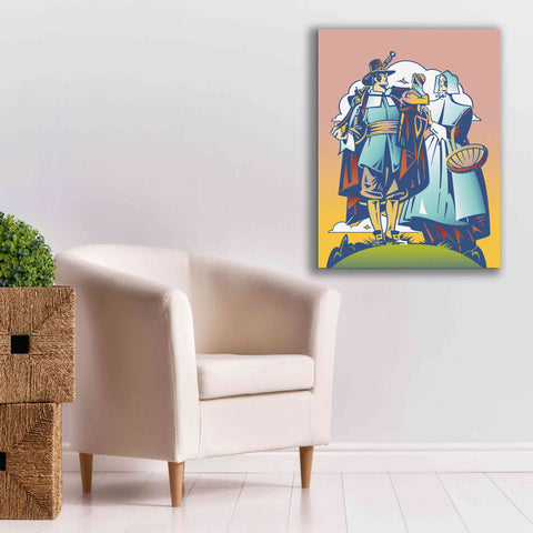 Image of 'New Pilgrim' by David Chestnutt, Giclee Canvas Wall Art,26 x 34