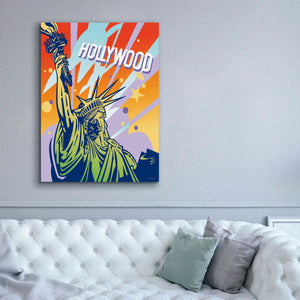 'New York LA' by David Chestnutt, Giclee Canvas Wall Art,40 x 54