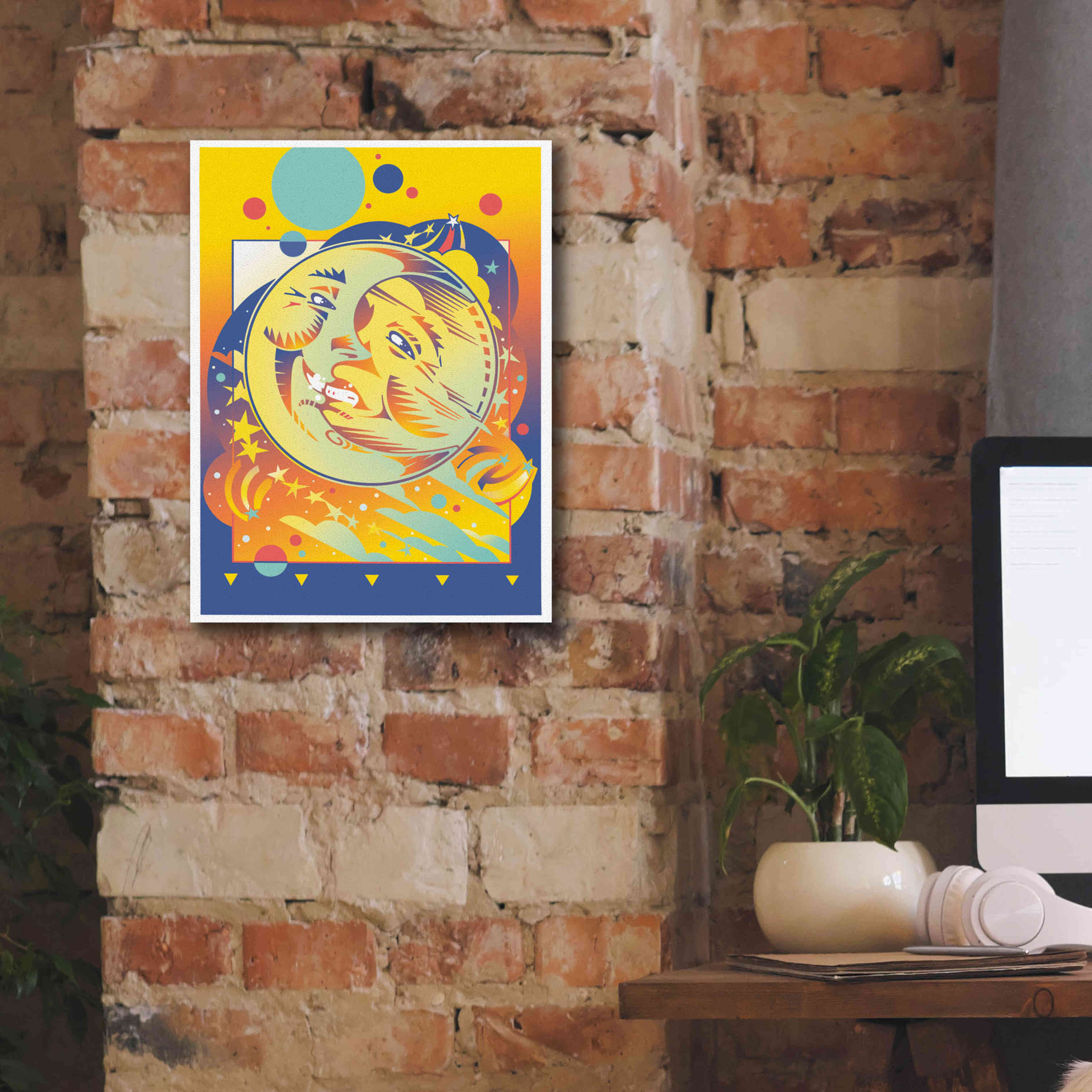 'Night And Day' by David Chestnutt, Giclee Canvas Wall Art,12 x 16