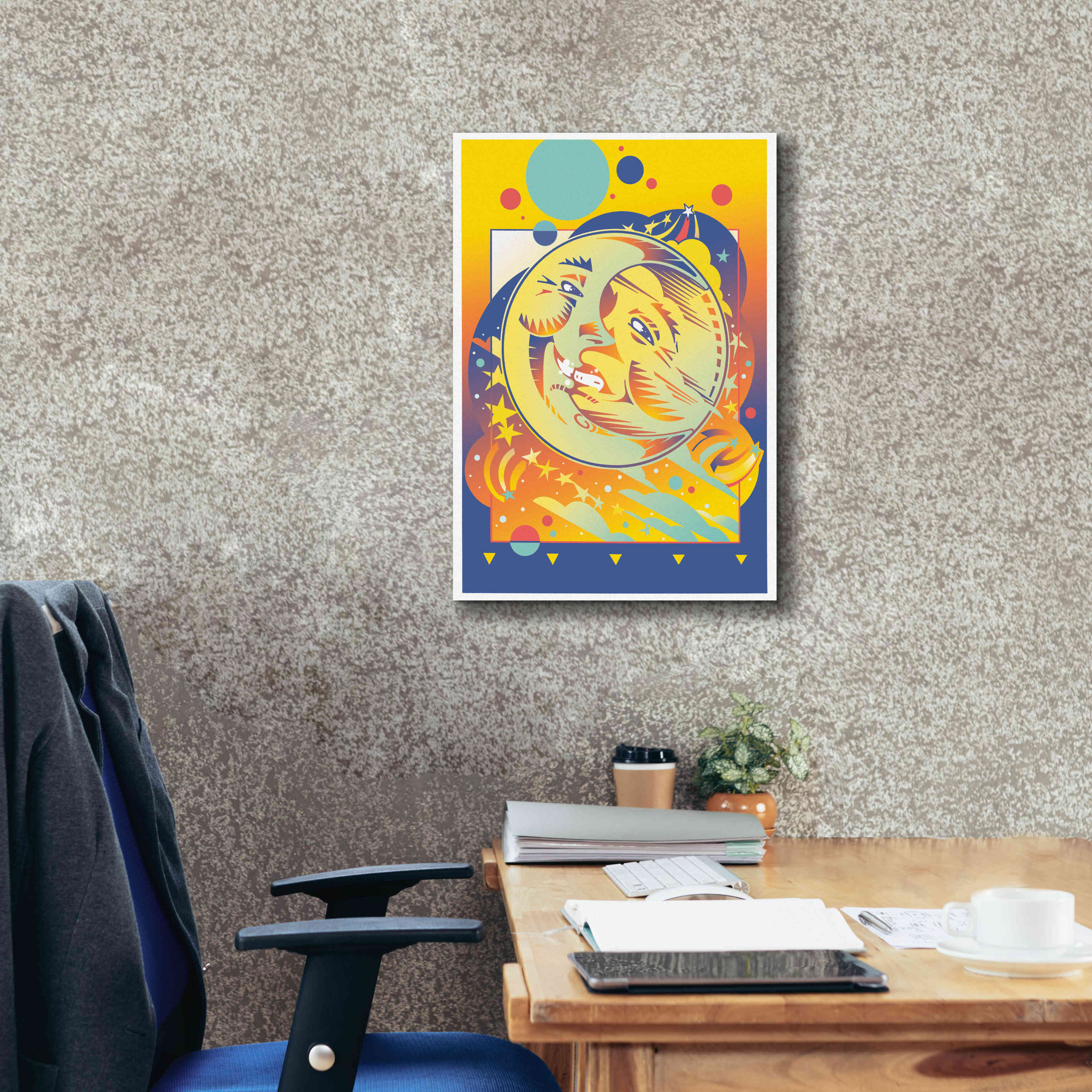 'Night And Day' by David Chestnutt, Giclee Canvas Wall Art,18 x 26