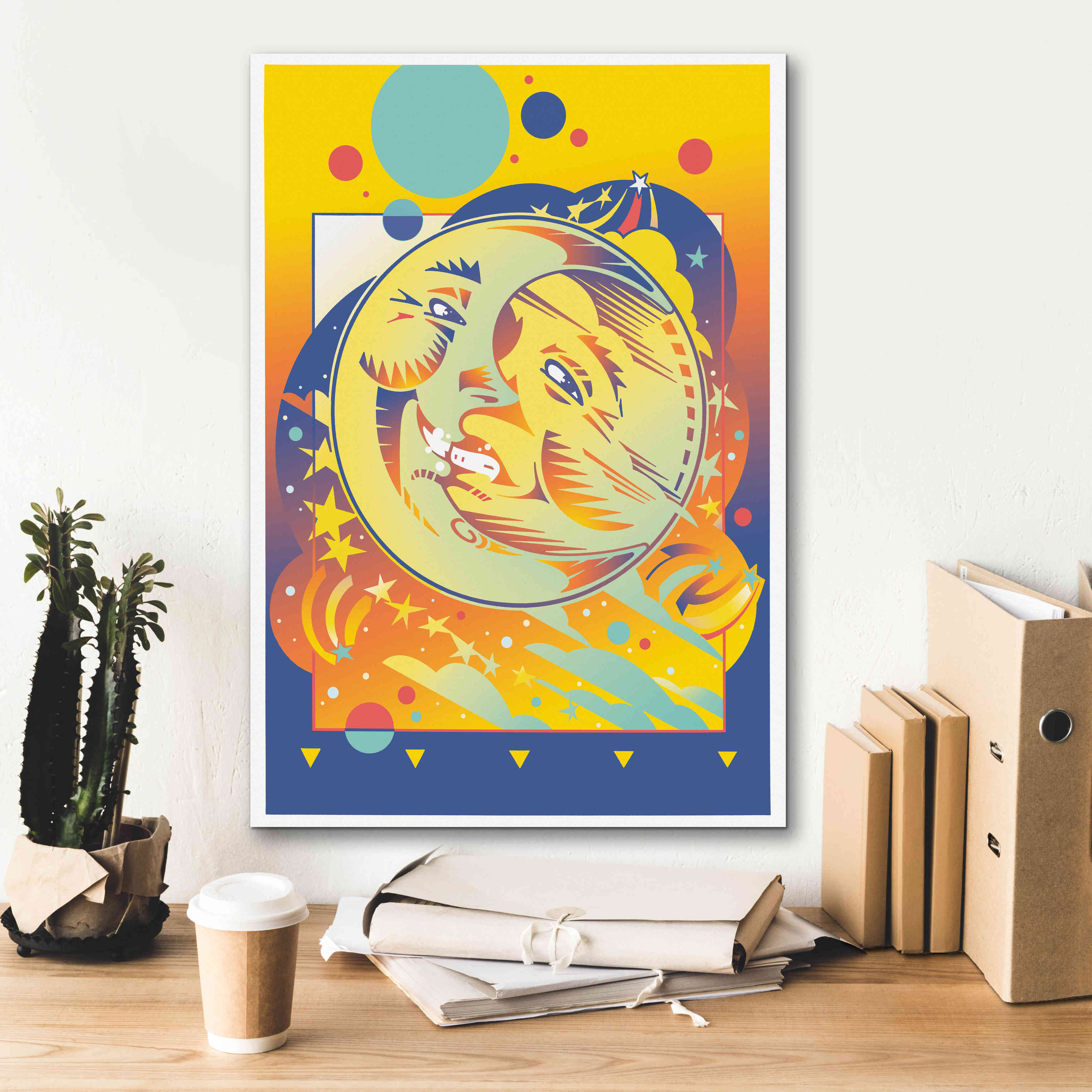 'Night And Day' by David Chestnutt, Giclee Canvas Wall Art,18 x 26