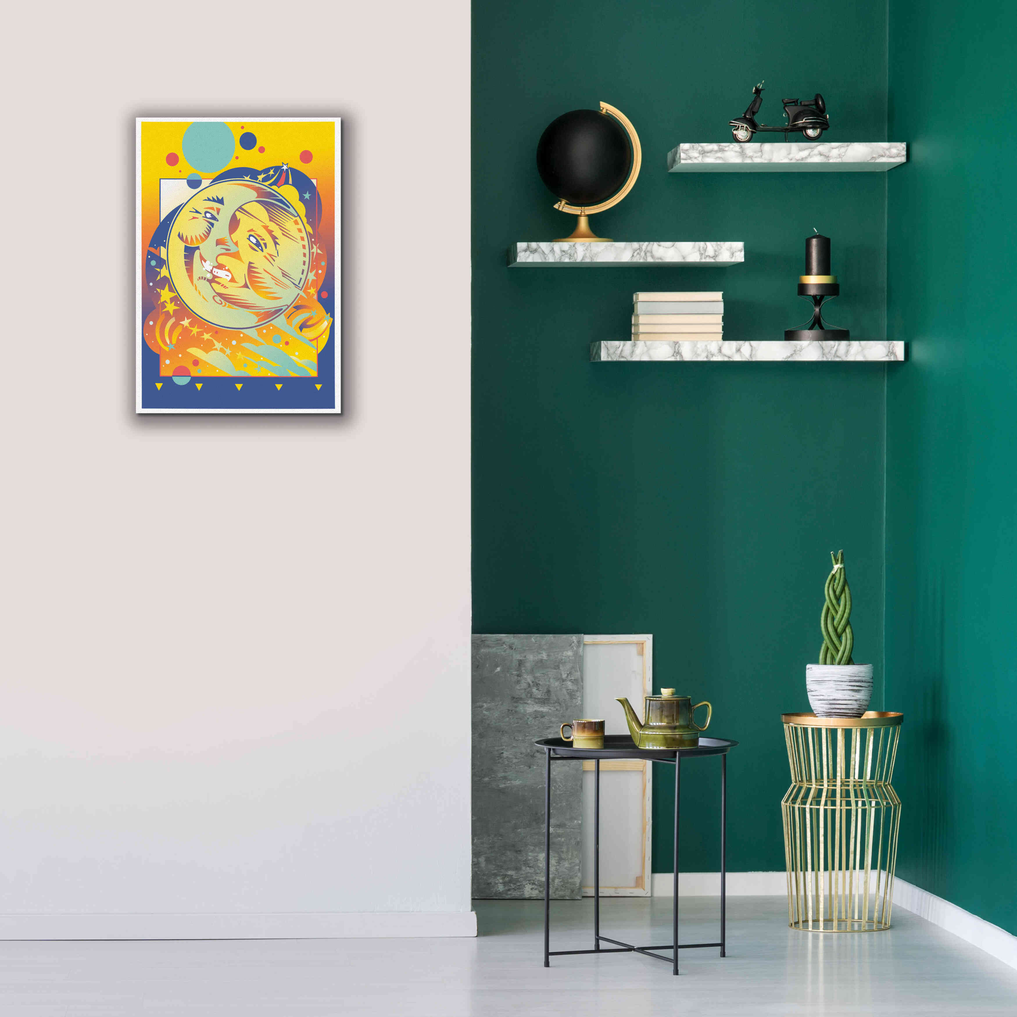 'Night And Day' by David Chestnutt, Giclee Canvas Wall Art,18 x 26