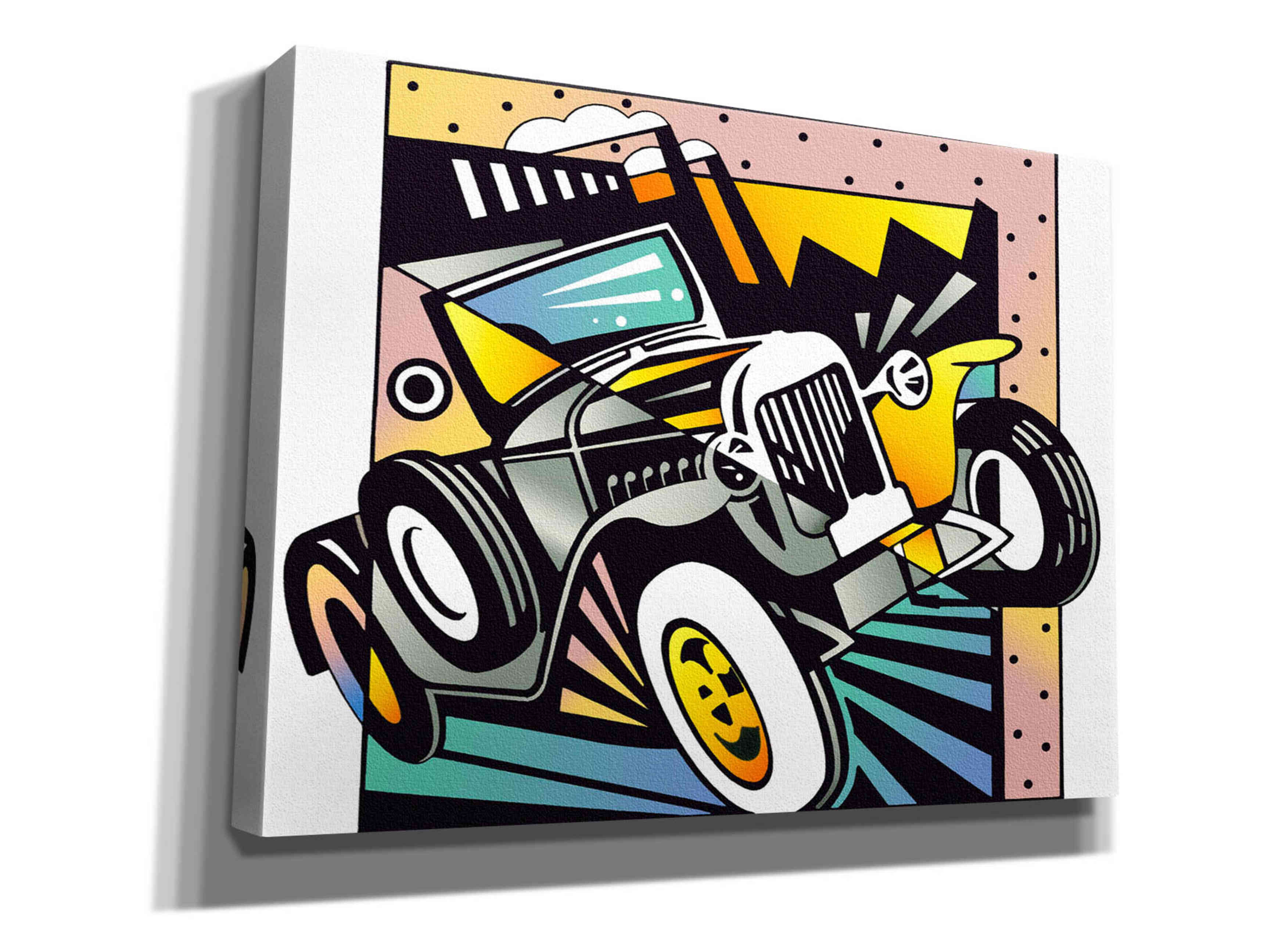 'Old Auto' by David Chestnutt, Giclee Canvas Wall Art