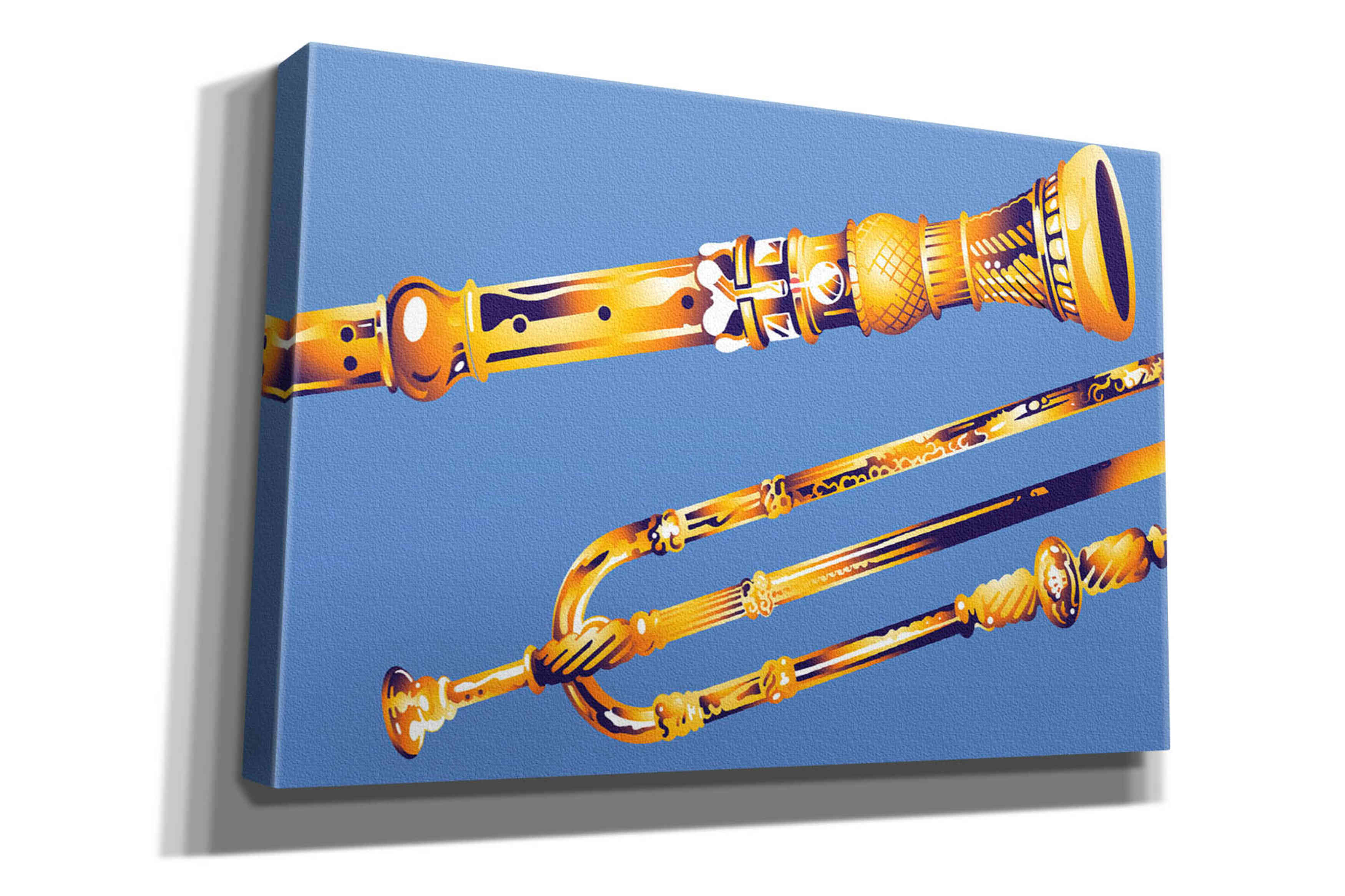 'Old Instruments' by David Chestnutt, Giclee Canvas Wall Art