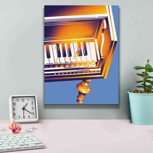 'Old Piano' by David Chestnutt, Giclee Canvas Wall Art,12 x 16
