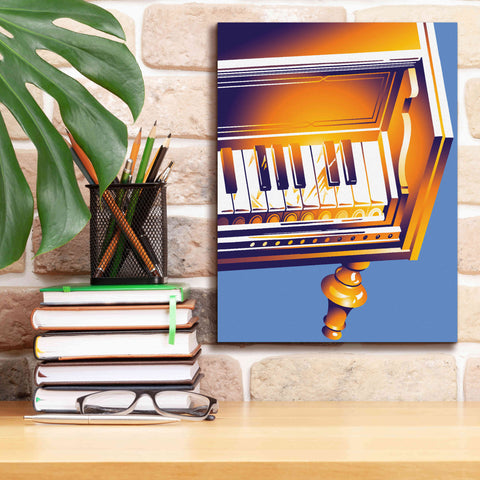 Image of 'Old Piano' by David Chestnutt, Giclee Canvas Wall Art,12 x 16