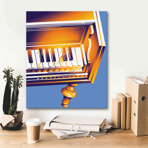 Image of 'Old Piano' by David Chestnutt, Giclee Canvas Wall Art,20 x 24