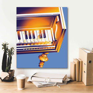'Old Piano' by David Chestnutt, Giclee Canvas Wall Art,20 x 24