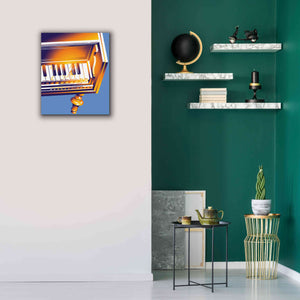 'Old Piano' by David Chestnutt, Giclee Canvas Wall Art,20 x 24