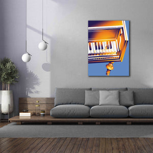 'Old Piano' by David Chestnutt, Giclee Canvas Wall Art,40 x 54