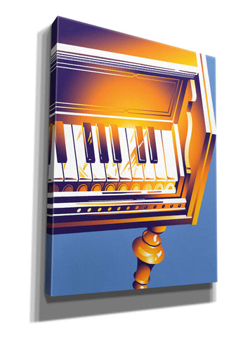 Image of 'Old Piano' by David Chestnutt, Giclee Canvas Wall Art