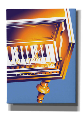 Image of 'Old Piano' by David Chestnutt, Giclee Canvas Wall Art