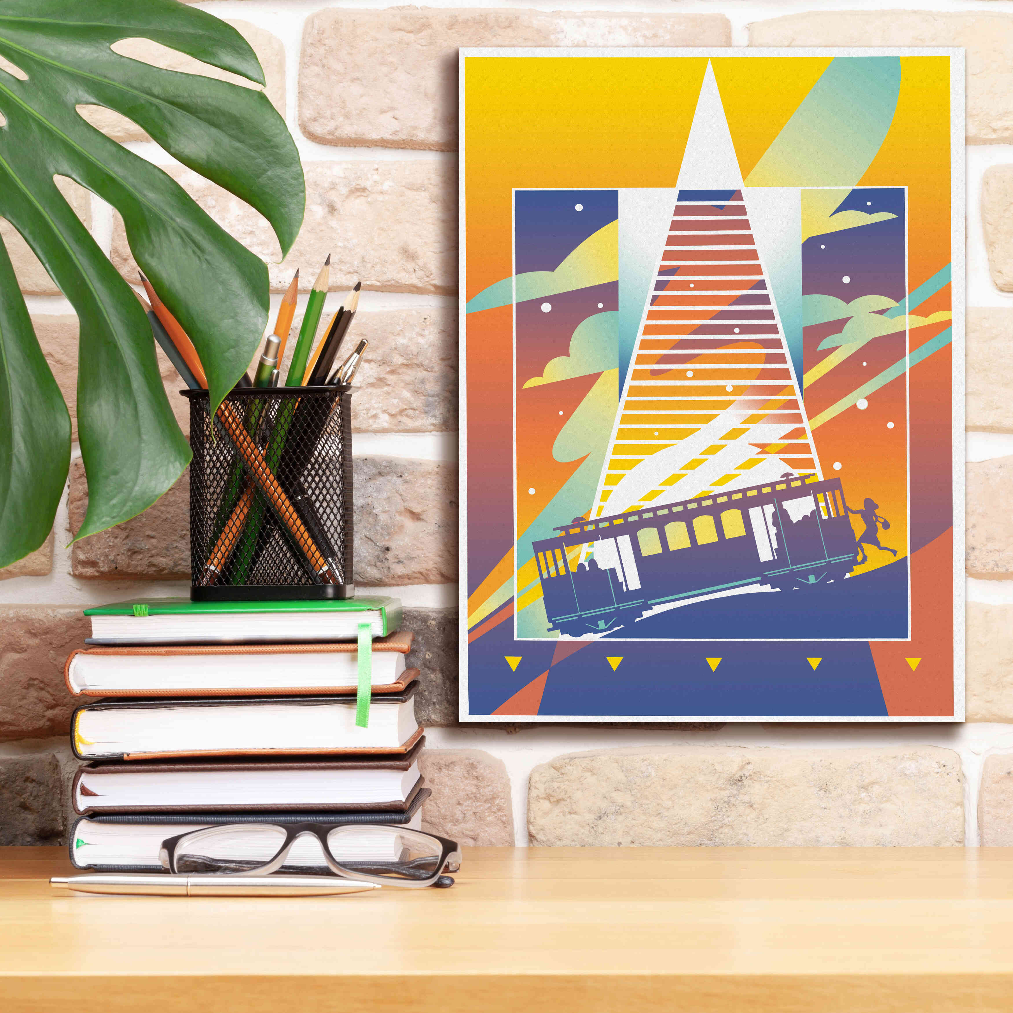 'San Francisco' by David Chestnutt, Giclee Canvas Wall Art,12 x 16