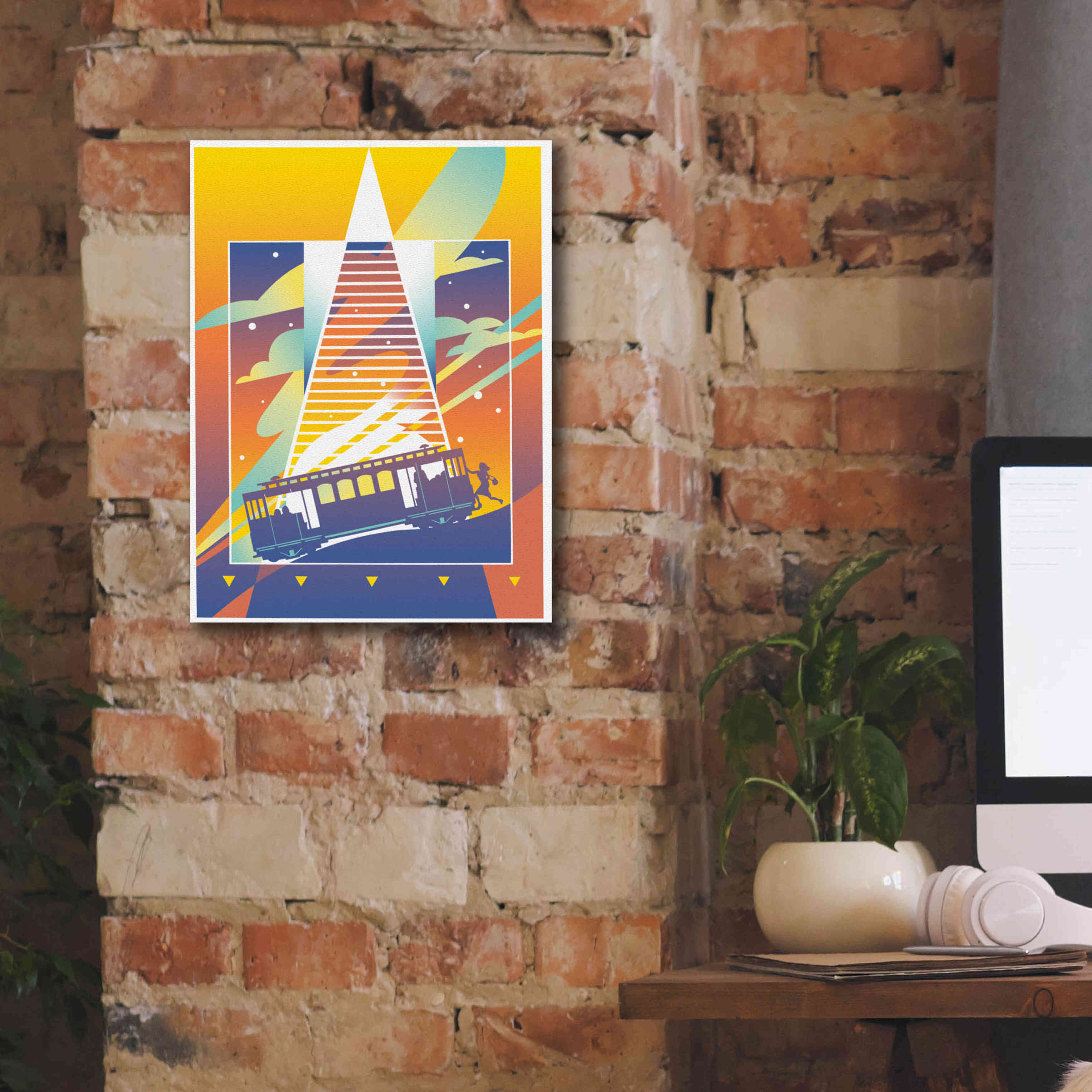 'San Francisco' by David Chestnutt, Giclee Canvas Wall Art,12 x 16