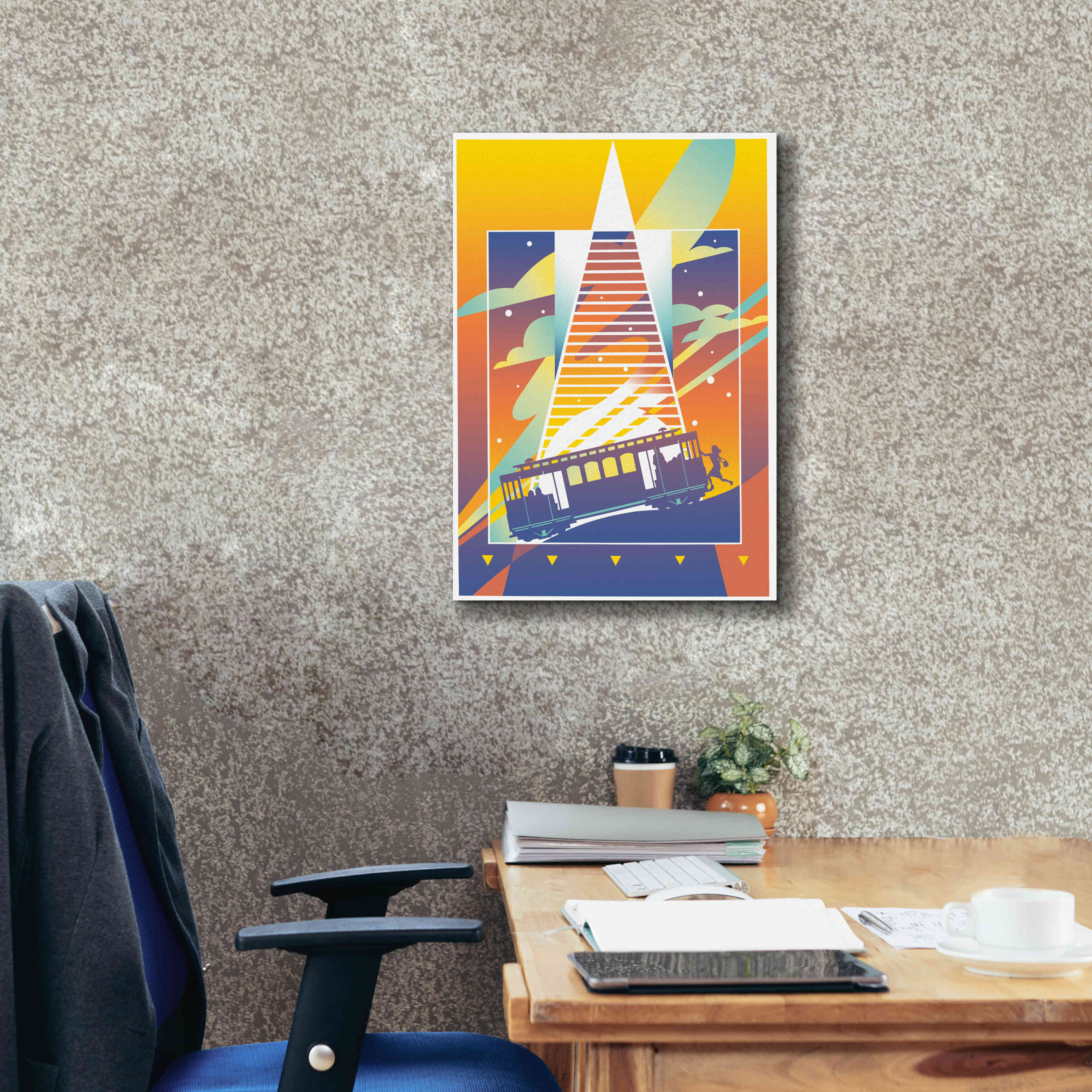 'San Francisco' by David Chestnutt, Giclee Canvas Wall Art,18 x 26