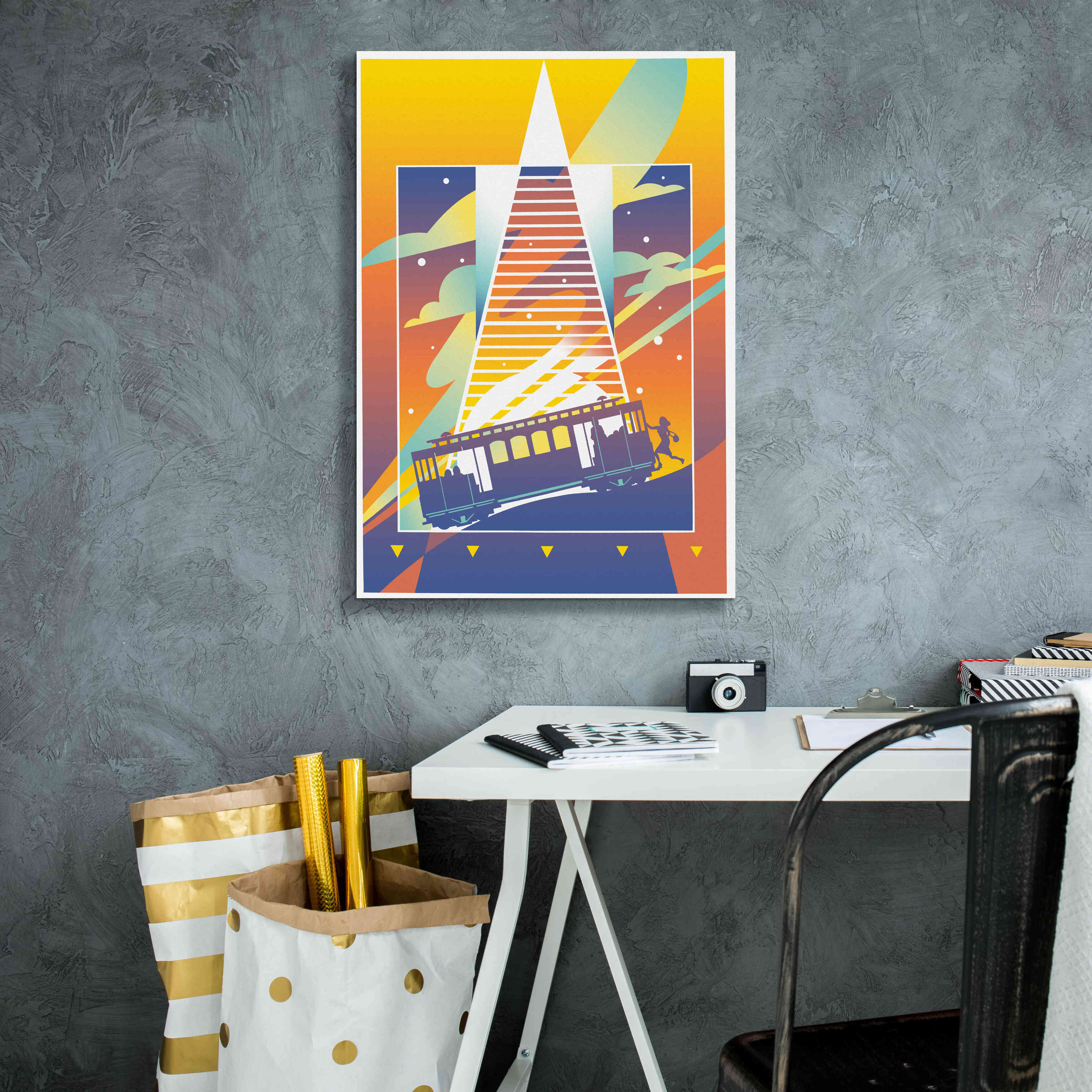 'San Francisco' by David Chestnutt, Giclee Canvas Wall Art,18 x 26