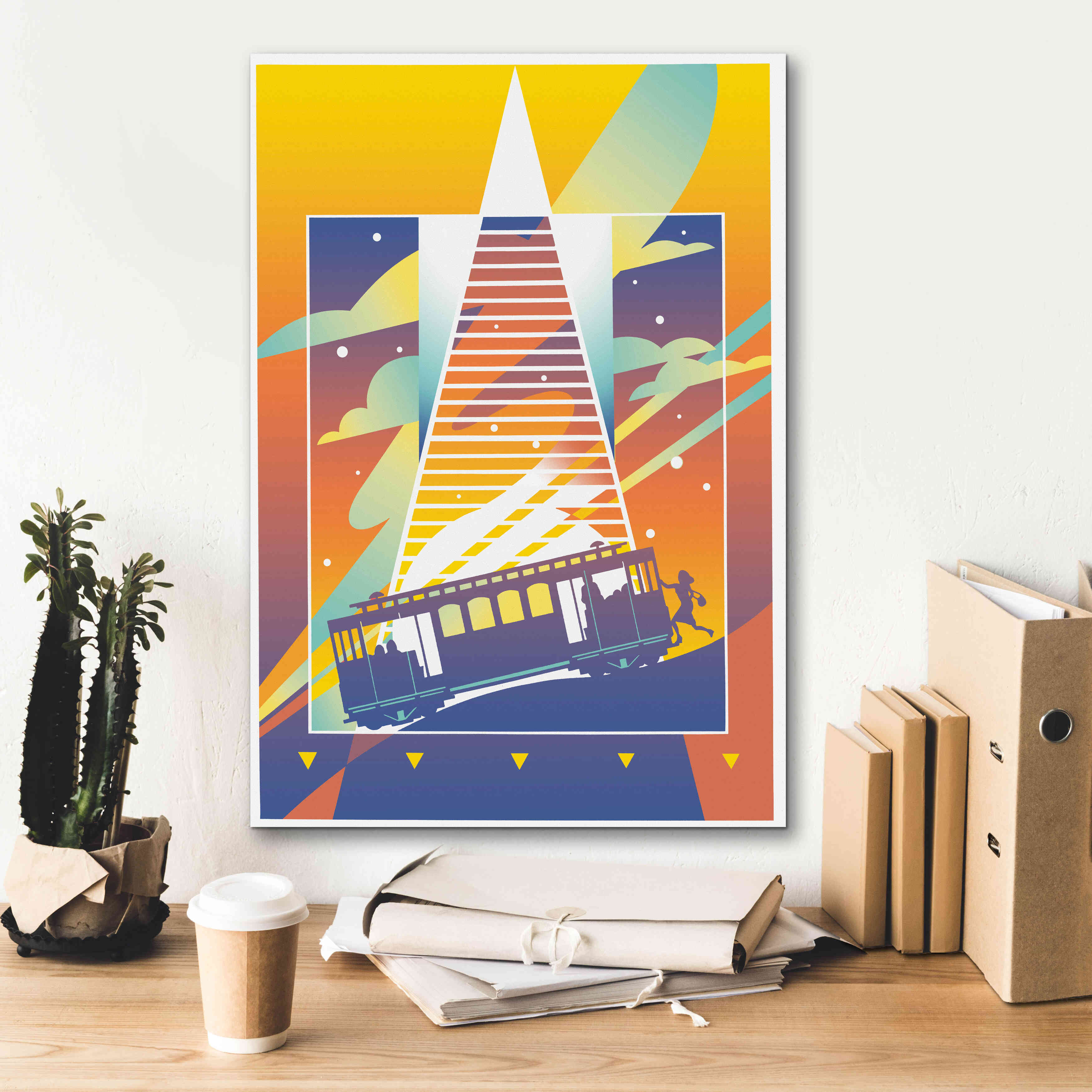 'San Francisco' by David Chestnutt, Giclee Canvas Wall Art,18 x 26