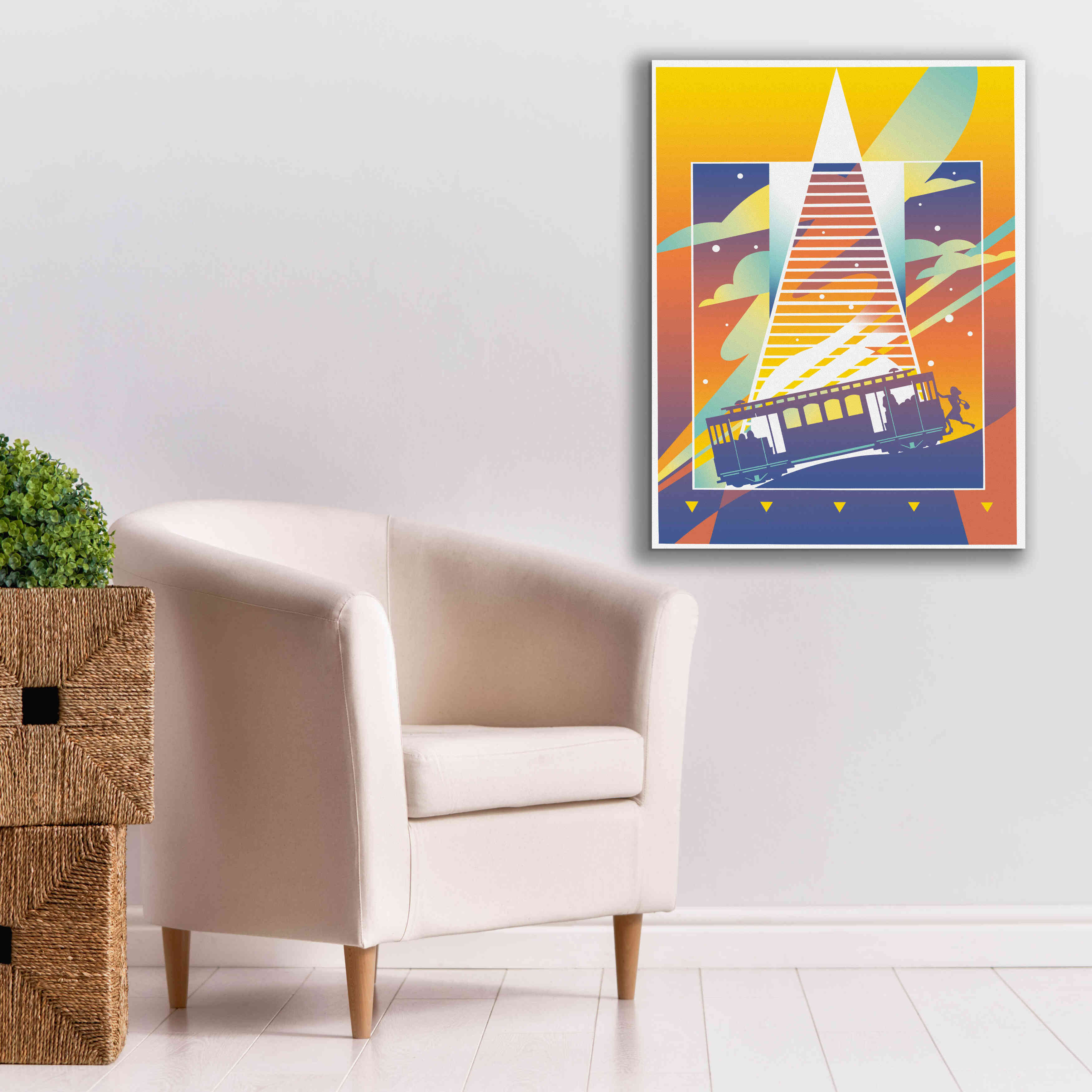 'San Francisco' by David Chestnutt, Giclee Canvas Wall Art,26 x 34