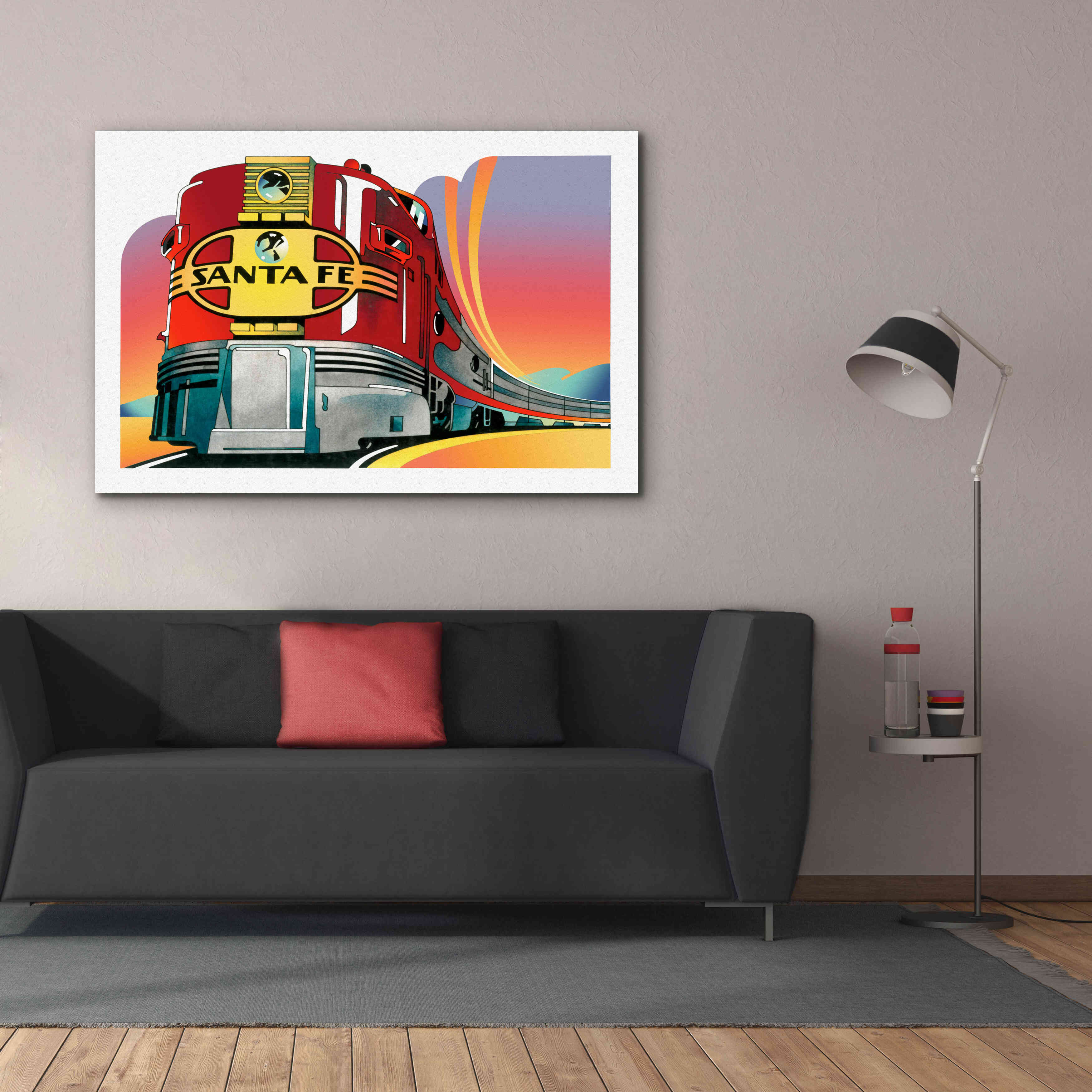 'Santa Fe' by David Chestnutt, Giclee Canvas Wall Art,60 x 40