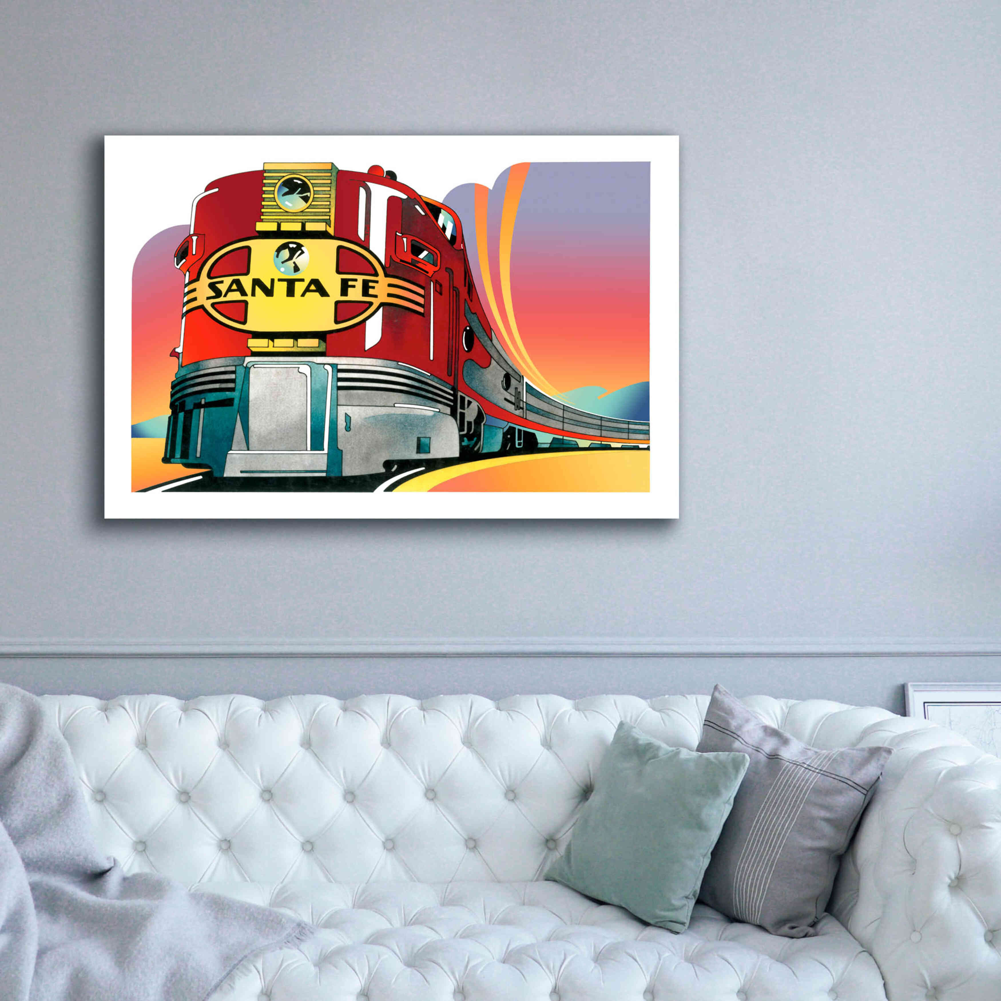 'Santa Fe' by David Chestnutt, Giclee Canvas Wall Art,60 x 40