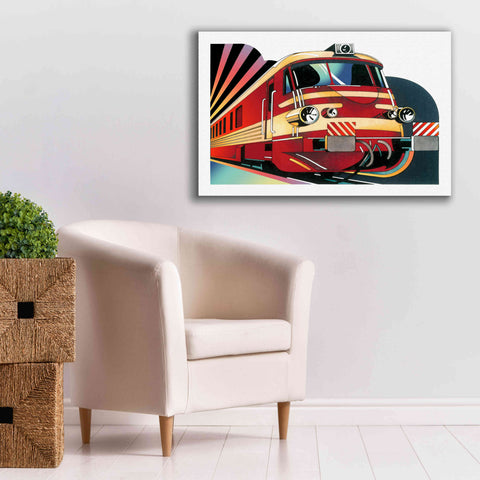 Image of 'SNCF' by David Chestnutt, Giclee Canvas Wall Art,40 x 26