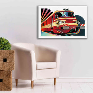 'SNCF' by David Chestnutt, Giclee Canvas Wall Art,40 x 26