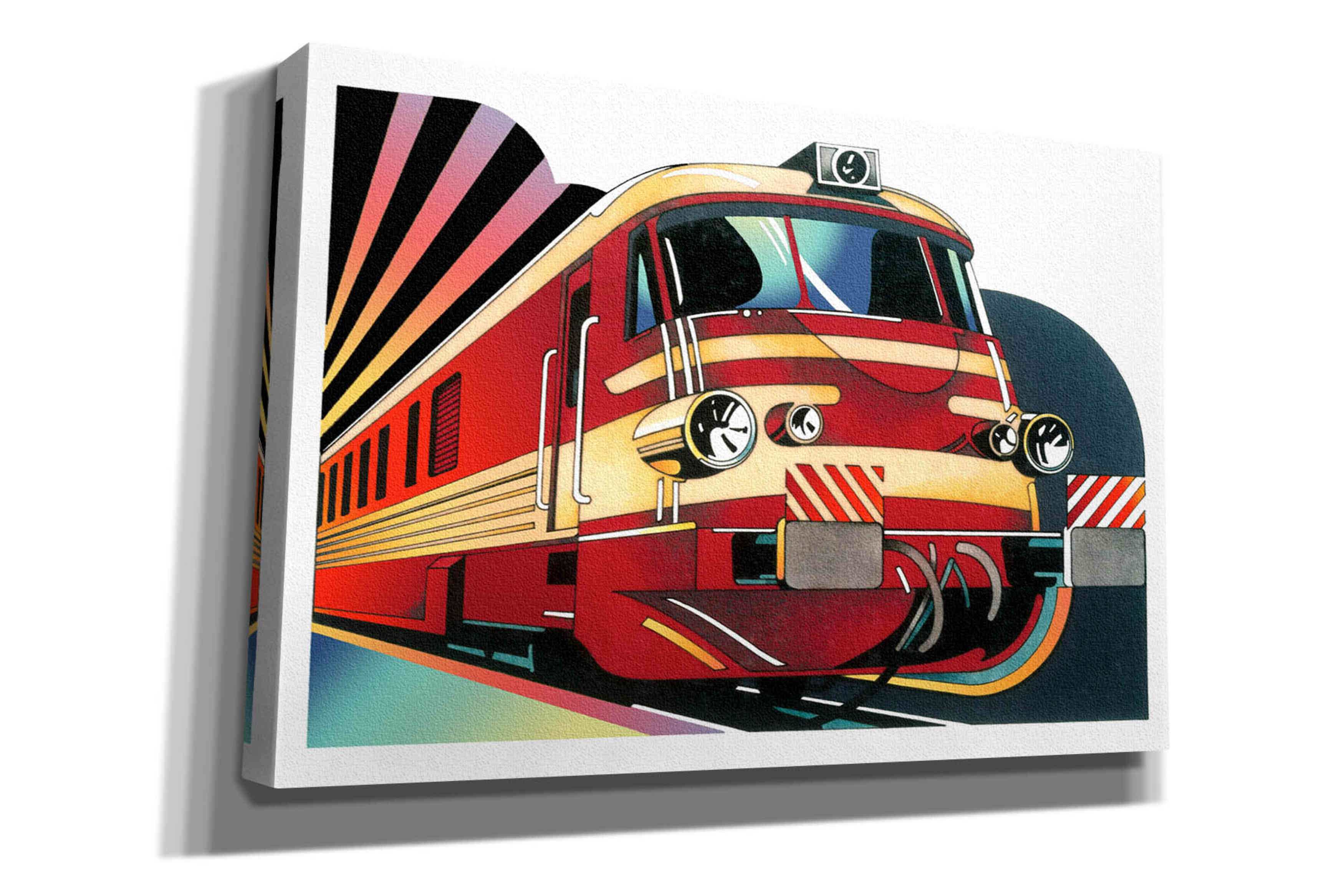 'SNCF' by David Chestnutt, Giclee Canvas Wall Art