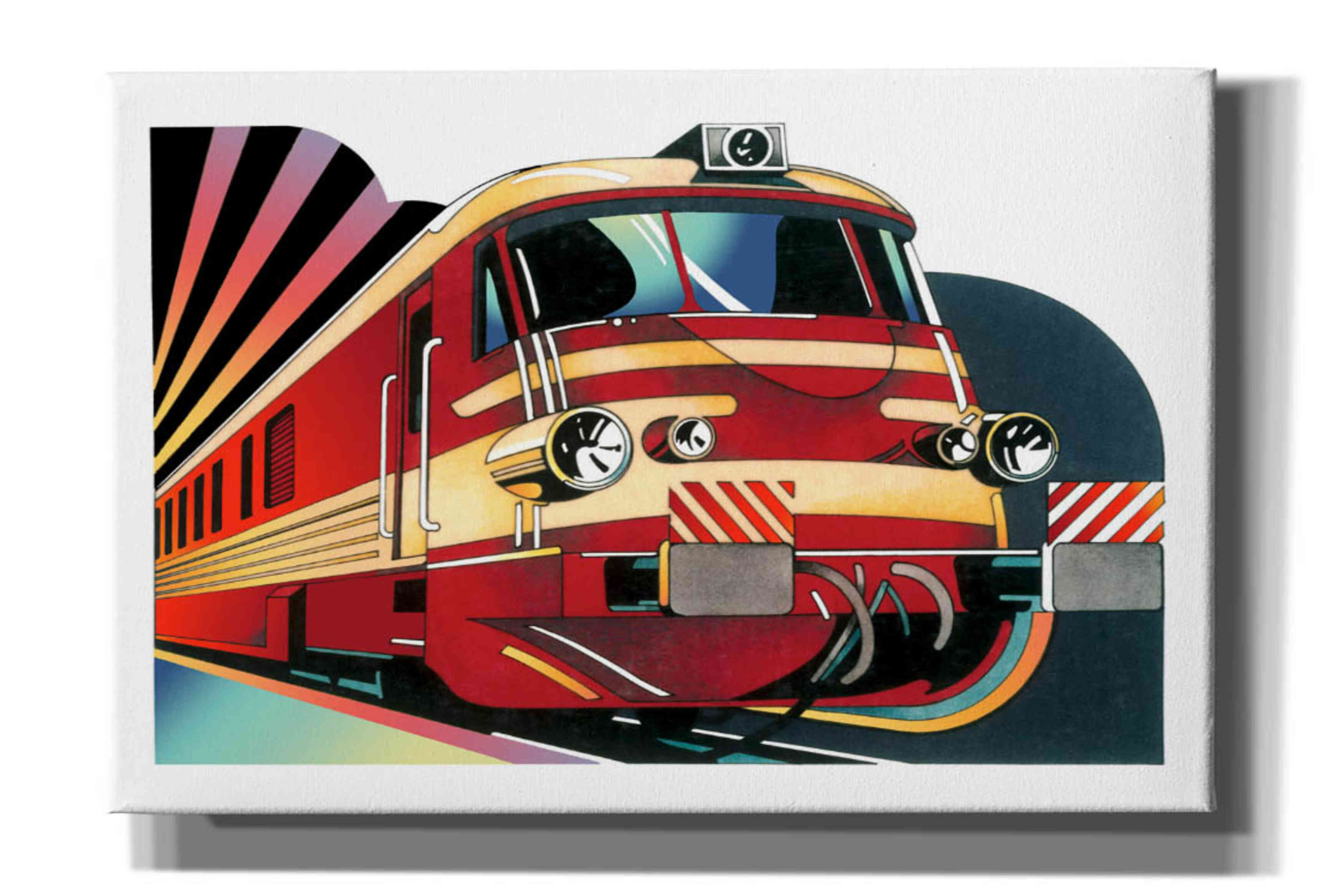 'SNCF' by David Chestnutt, Giclee Canvas Wall Art