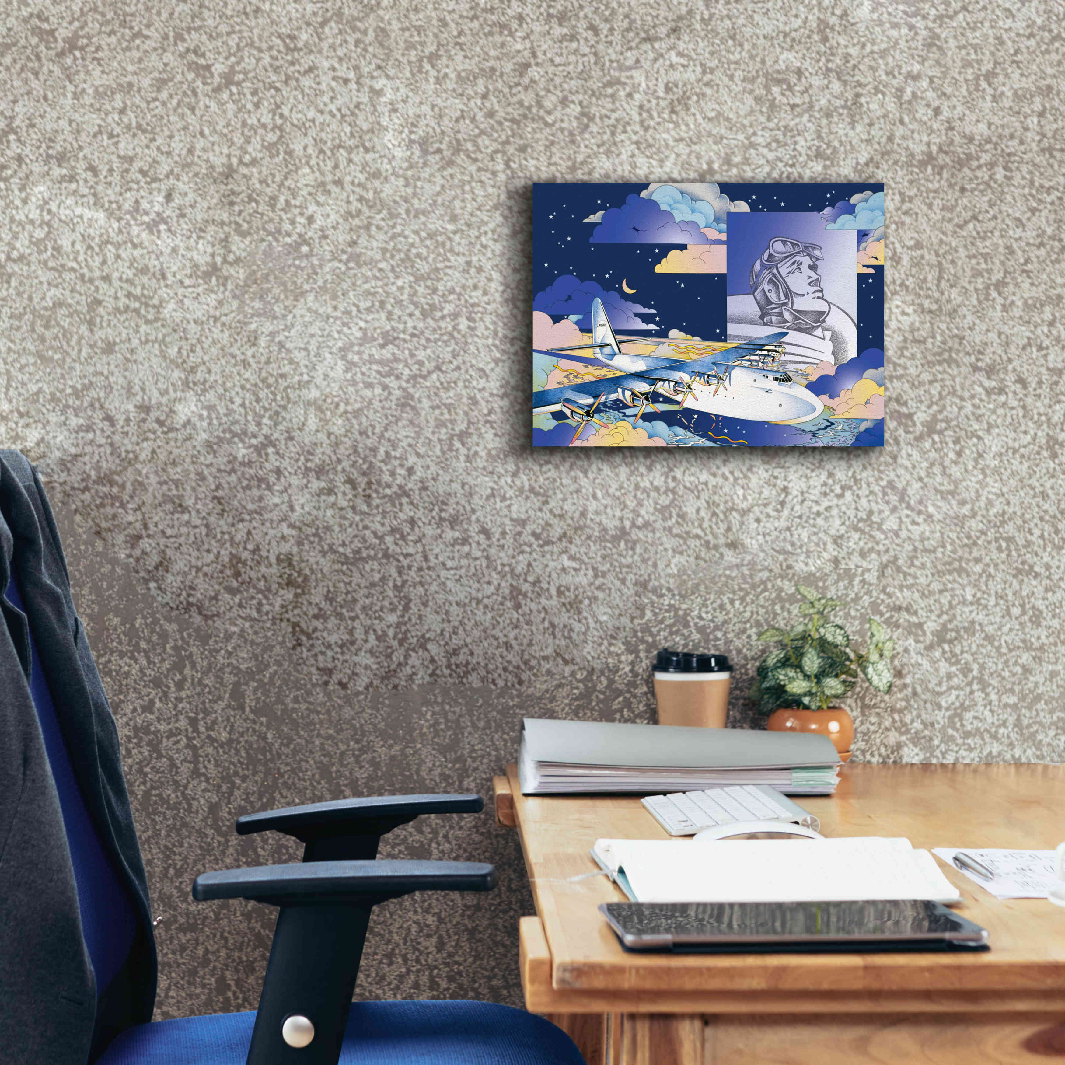 'Spruce Goose' by David Chestnutt, Giclee Canvas Wall Art,16 x 12