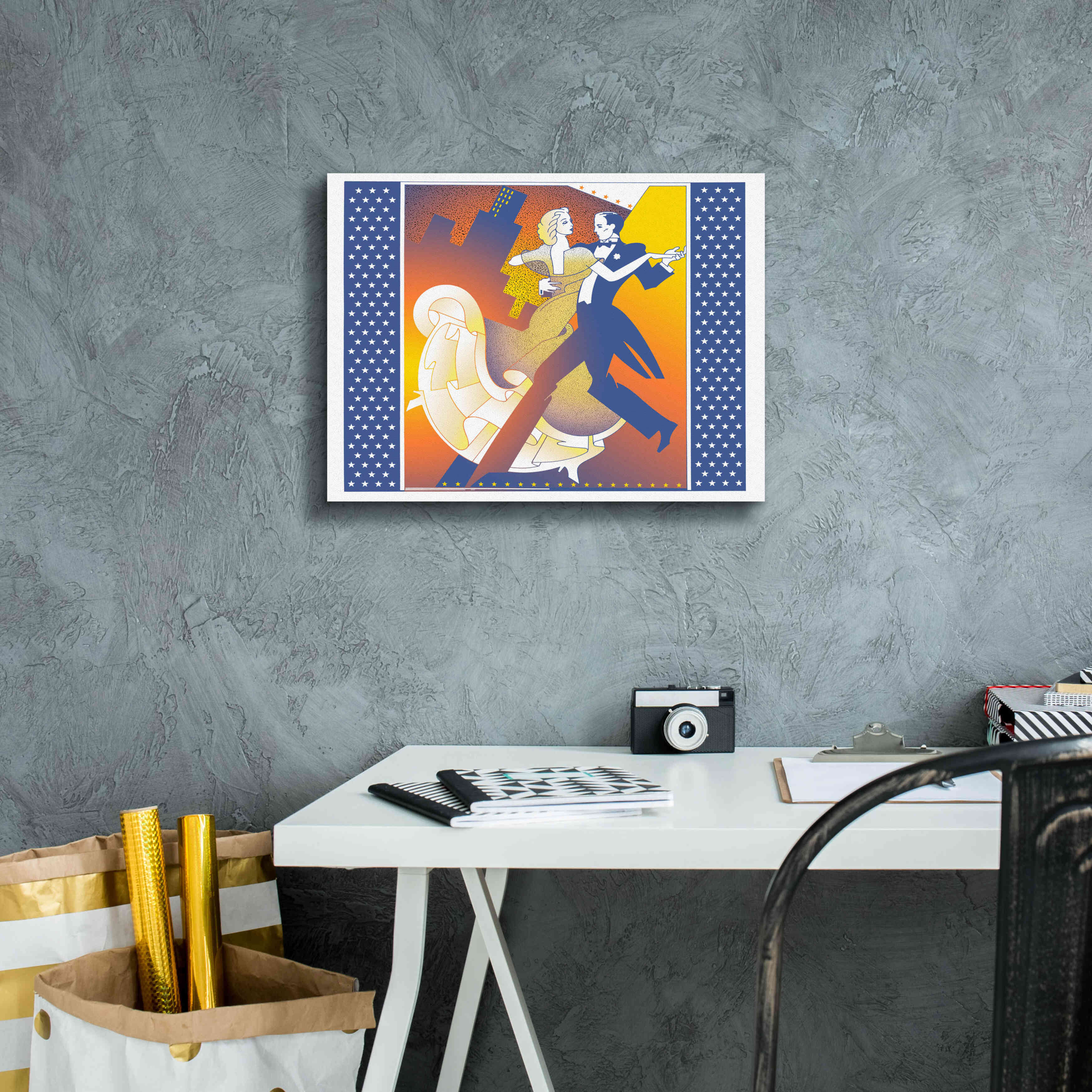 'Straussball' by David Chestnutt, Giclee Canvas Wall Art,16 x 12