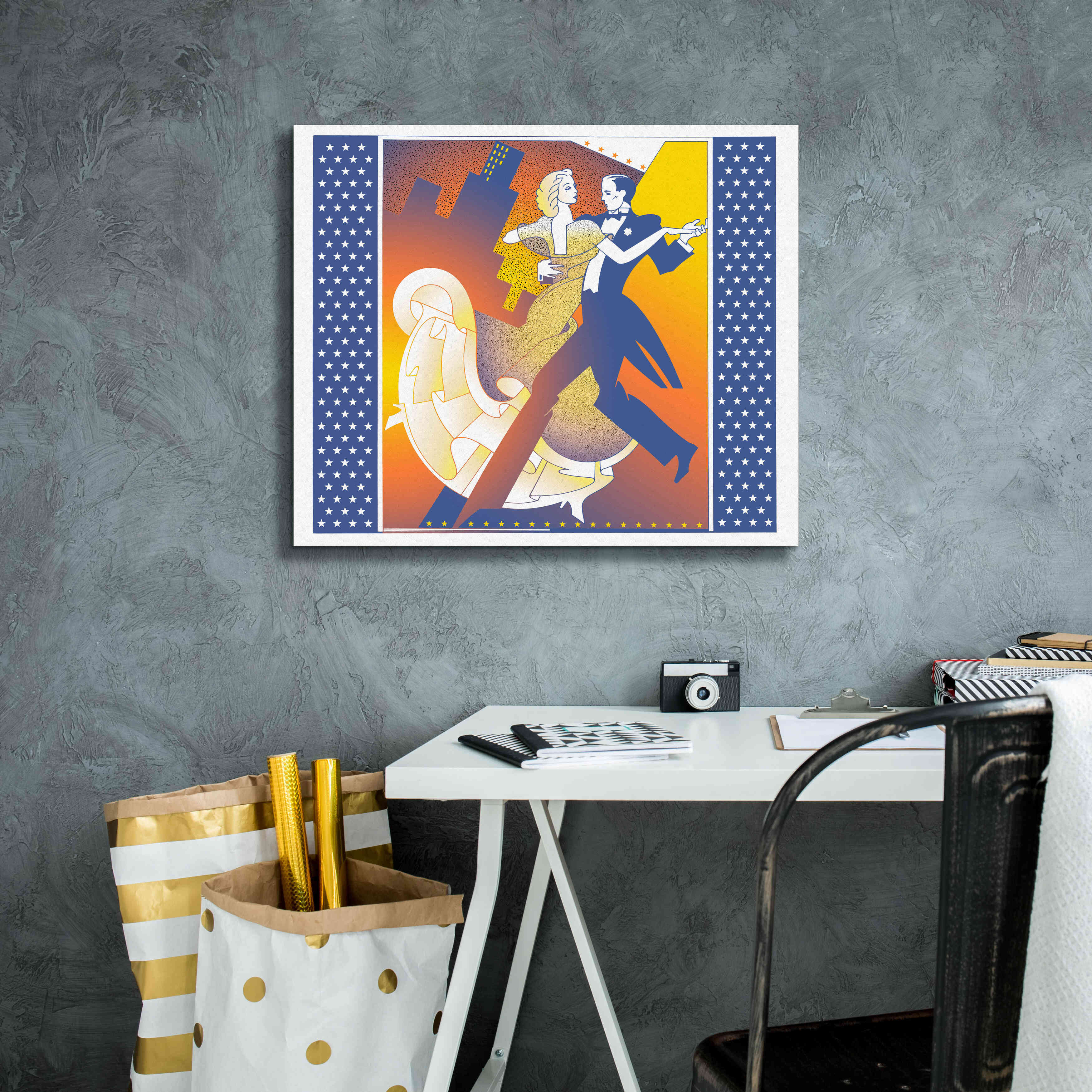 'Straussball' by David Chestnutt, Giclee Canvas Wall Art,24 x 20