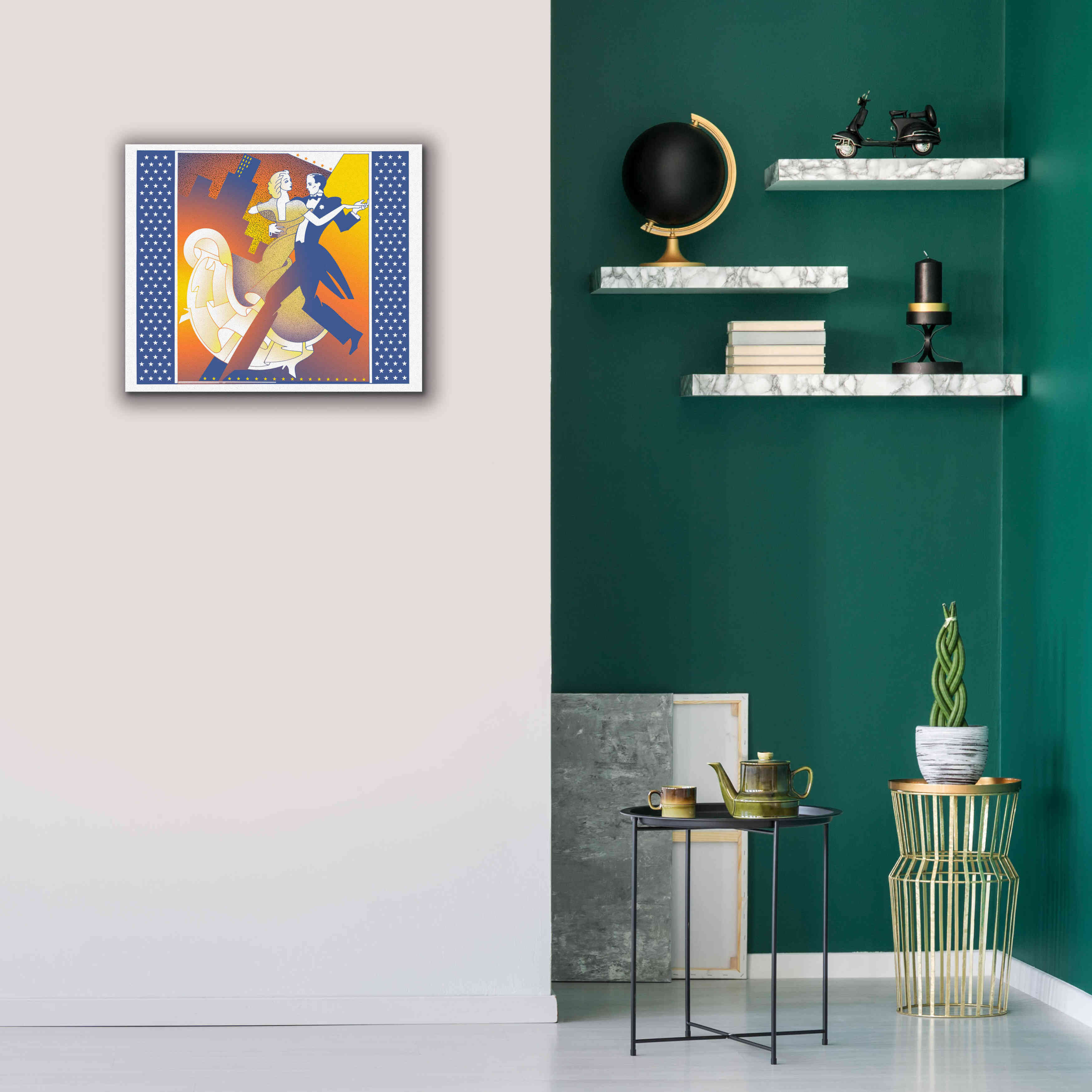 'Straussball' by David Chestnutt, Giclee Canvas Wall Art,24 x 20