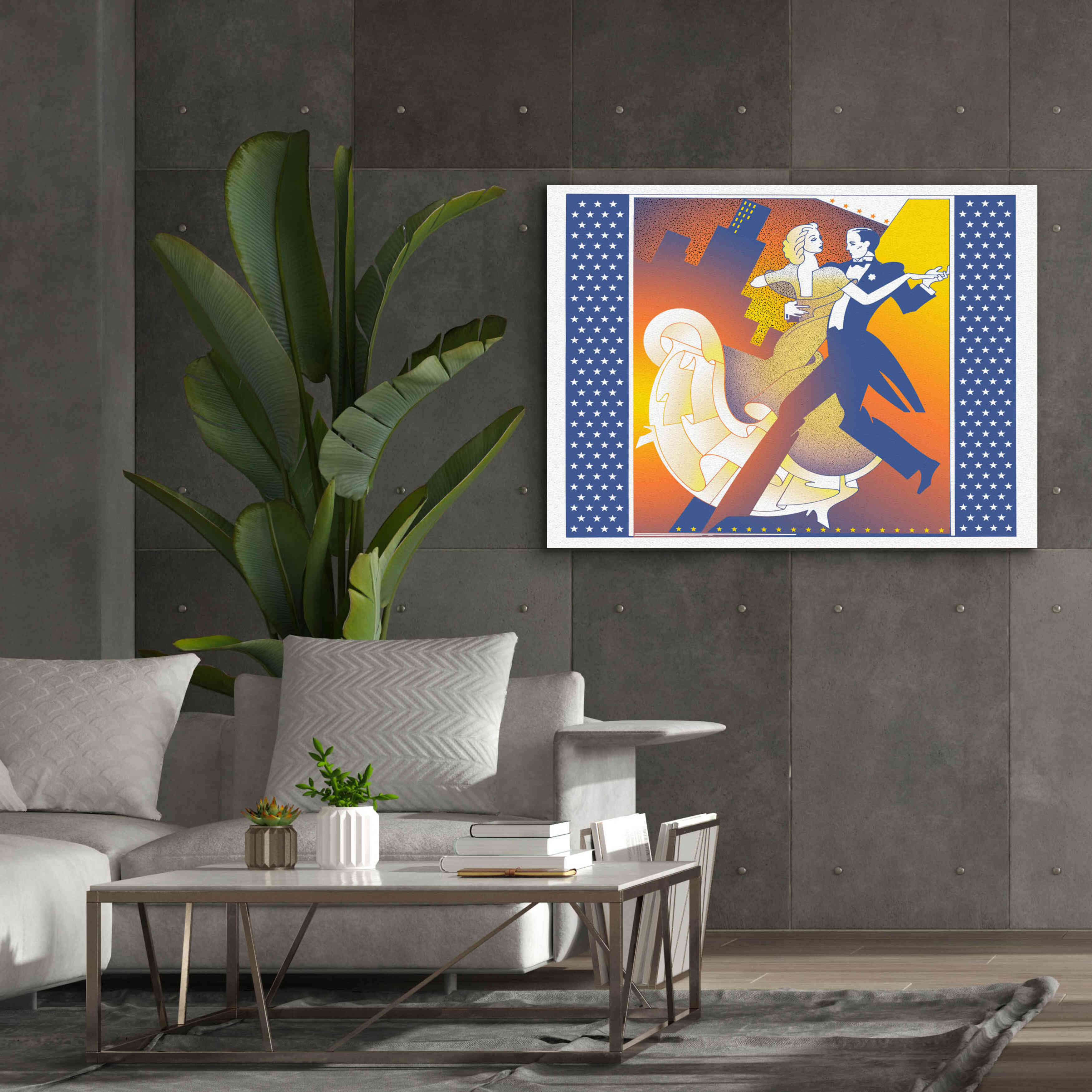 'Straussball' by David Chestnutt, Giclee Canvas Wall Art,54 x 40