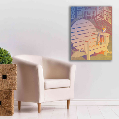 Image of 'Summer Porch' by David Chestnutt, Giclee Canvas Wall Art,26 x 34