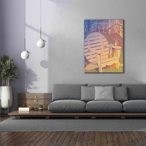 'Summer Porch' by David Chestnutt, Giclee Canvas Wall Art,40 x 54