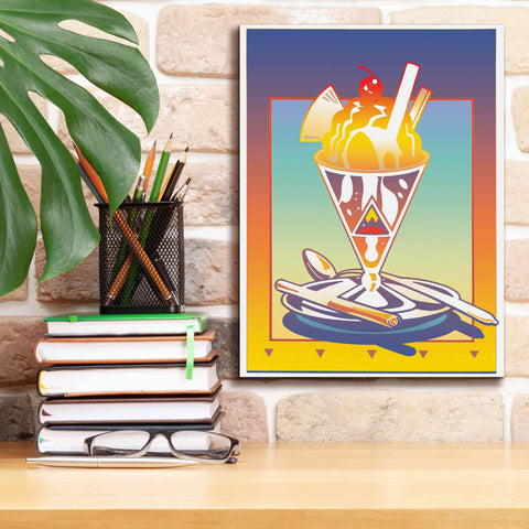 Image of 'Sunday Bloody Sundae' by David Chestnutt, Giclee Canvas Wall Art,12 x 16