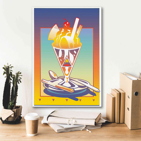 Image of 'Sunday Bloody Sundae' by David Chestnutt, Giclee Canvas Wall Art,18 x 26