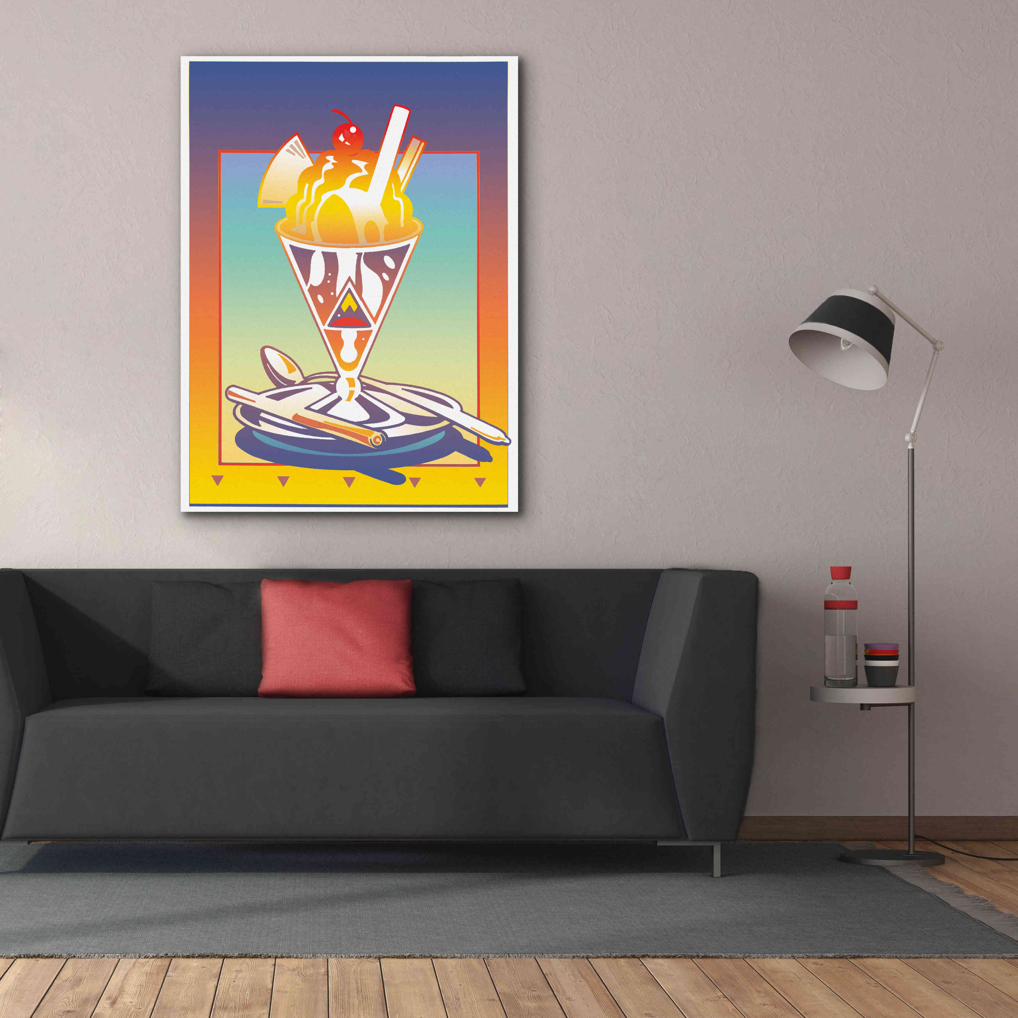 'Sunday Bloody Sundae' by David Chestnutt, Giclee Canvas Wall Art,40 x 54
