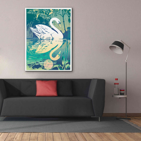 Image of 'Swan' by David Chestnutt, Giclee Canvas Wall Art,40 x 54