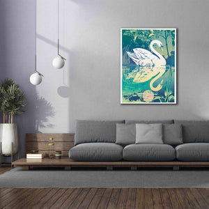 'Swan' by David Chestnutt, Giclee Canvas Wall Art,40 x 54