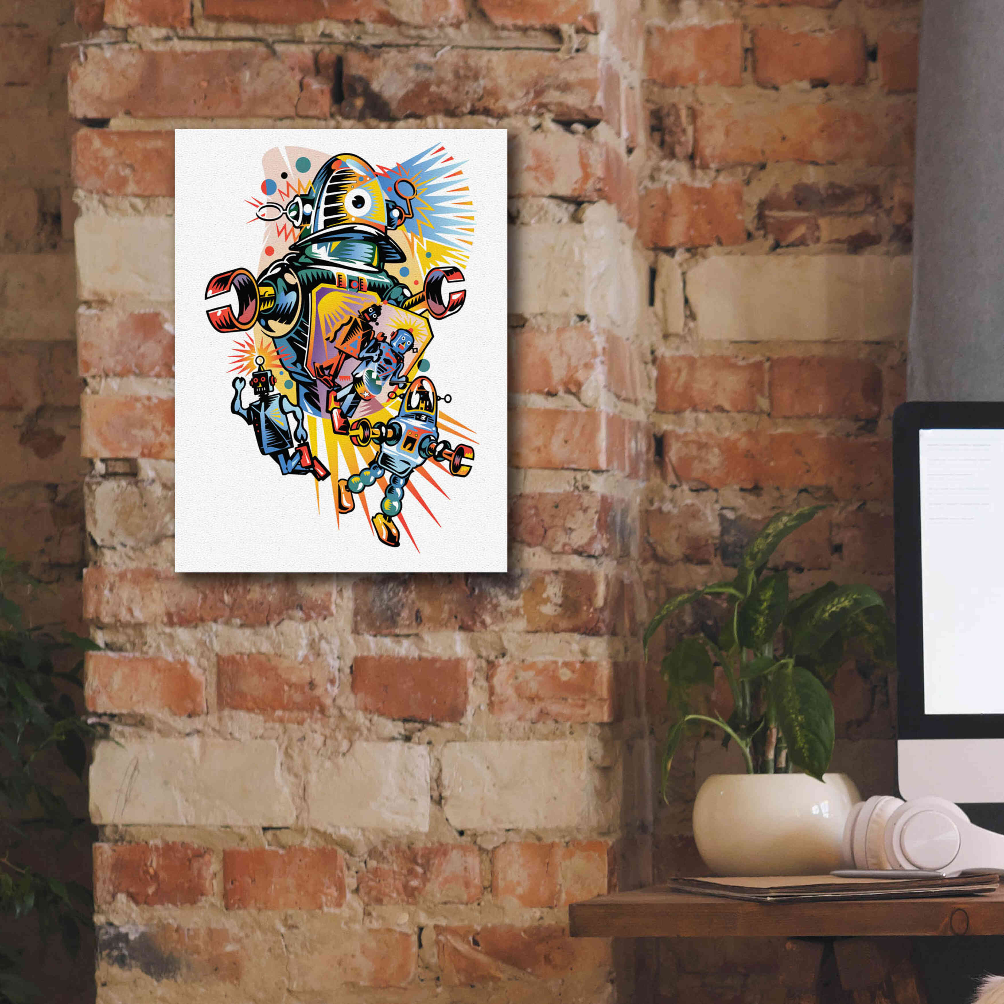 'Take Me To Your Client' by David Chestnutt, Giclee Canvas Wall Art,12 x 16