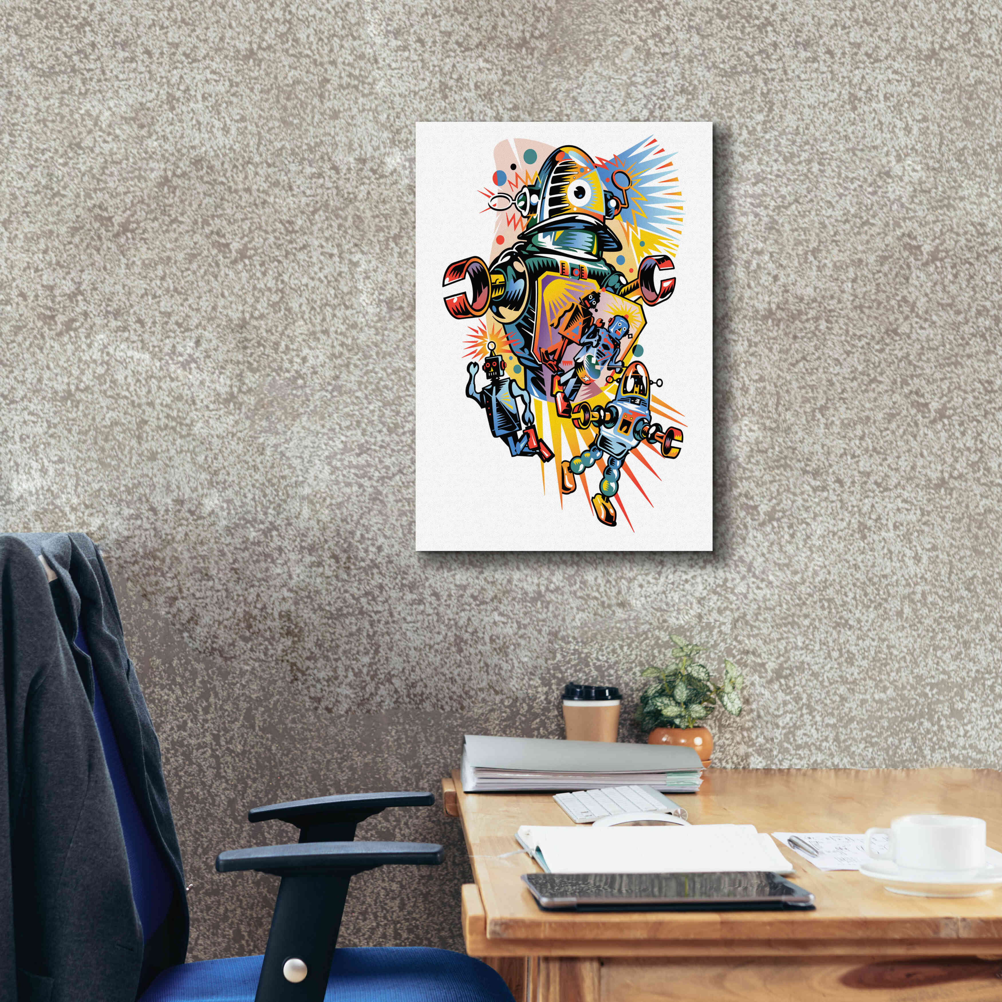 'Take Me To Your Client' by David Chestnutt, Giclee Canvas Wall Art,18 x 26