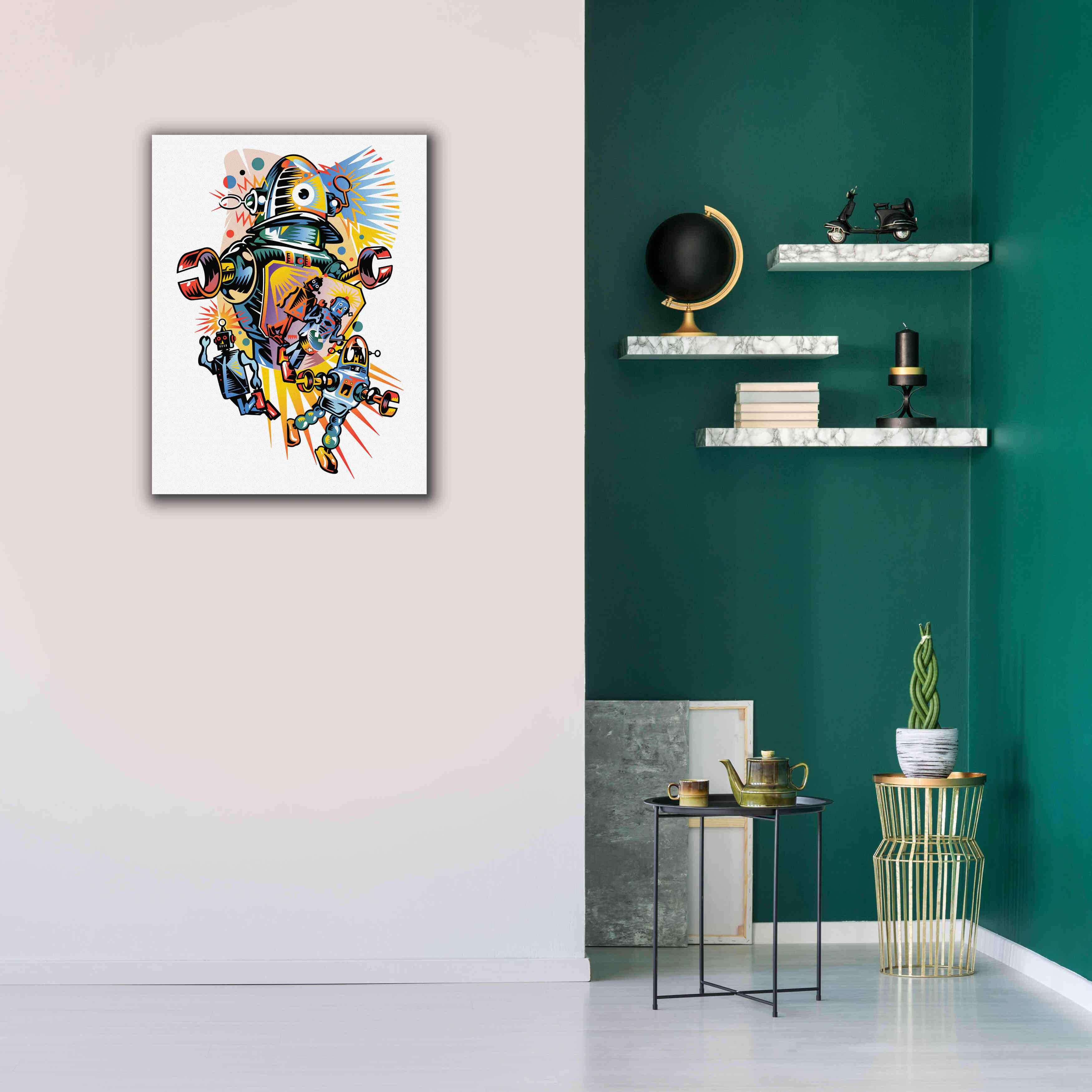 'Take Me To Your Client' by David Chestnutt, Giclee Canvas Wall Art,26 x 34