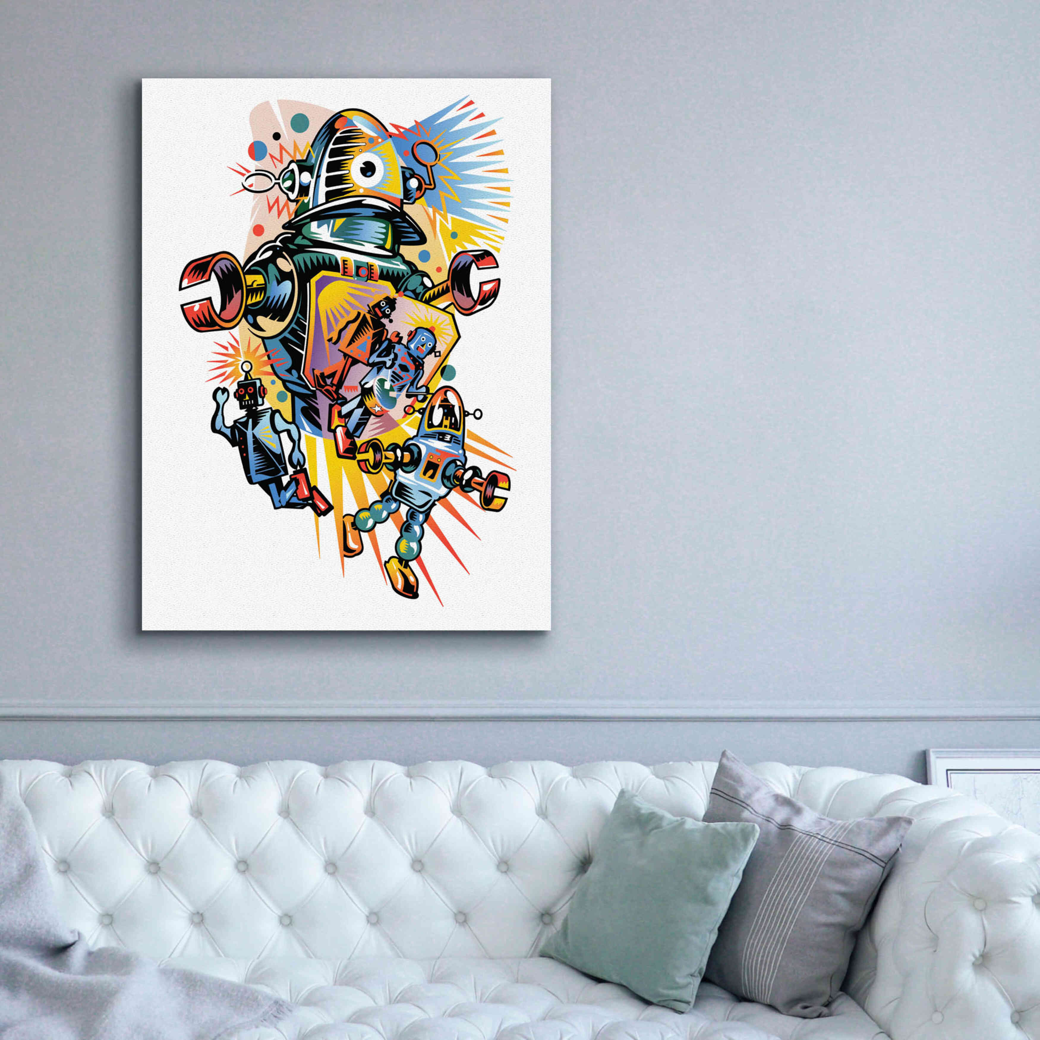 'Take Me To Your Client' by David Chestnutt, Giclee Canvas Wall Art,40 x 54