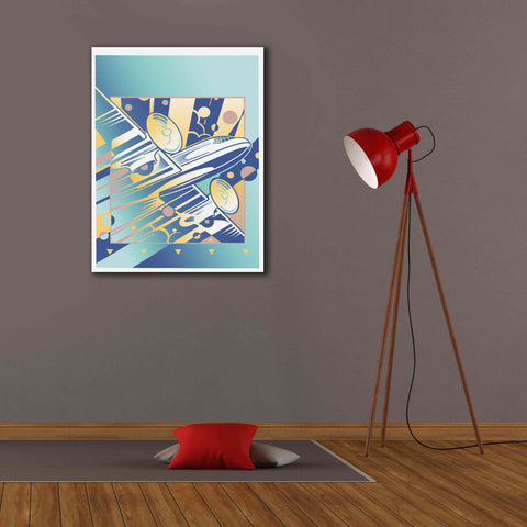 Image of 'Taking Off Blue' by David Chestnutt, Giclee Canvas Wall Art,26 x 34