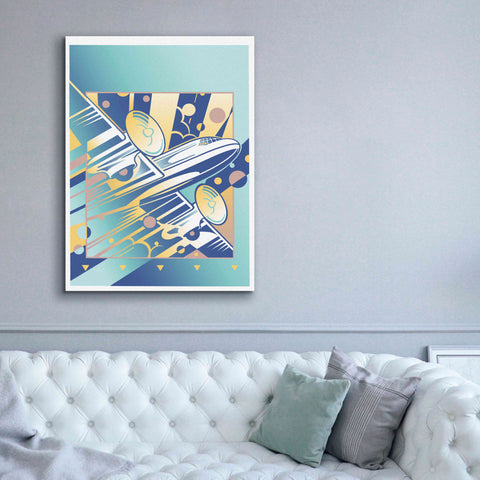 Image of 'Taking Off Blue' by David Chestnutt, Giclee Canvas Wall Art,40 x 54