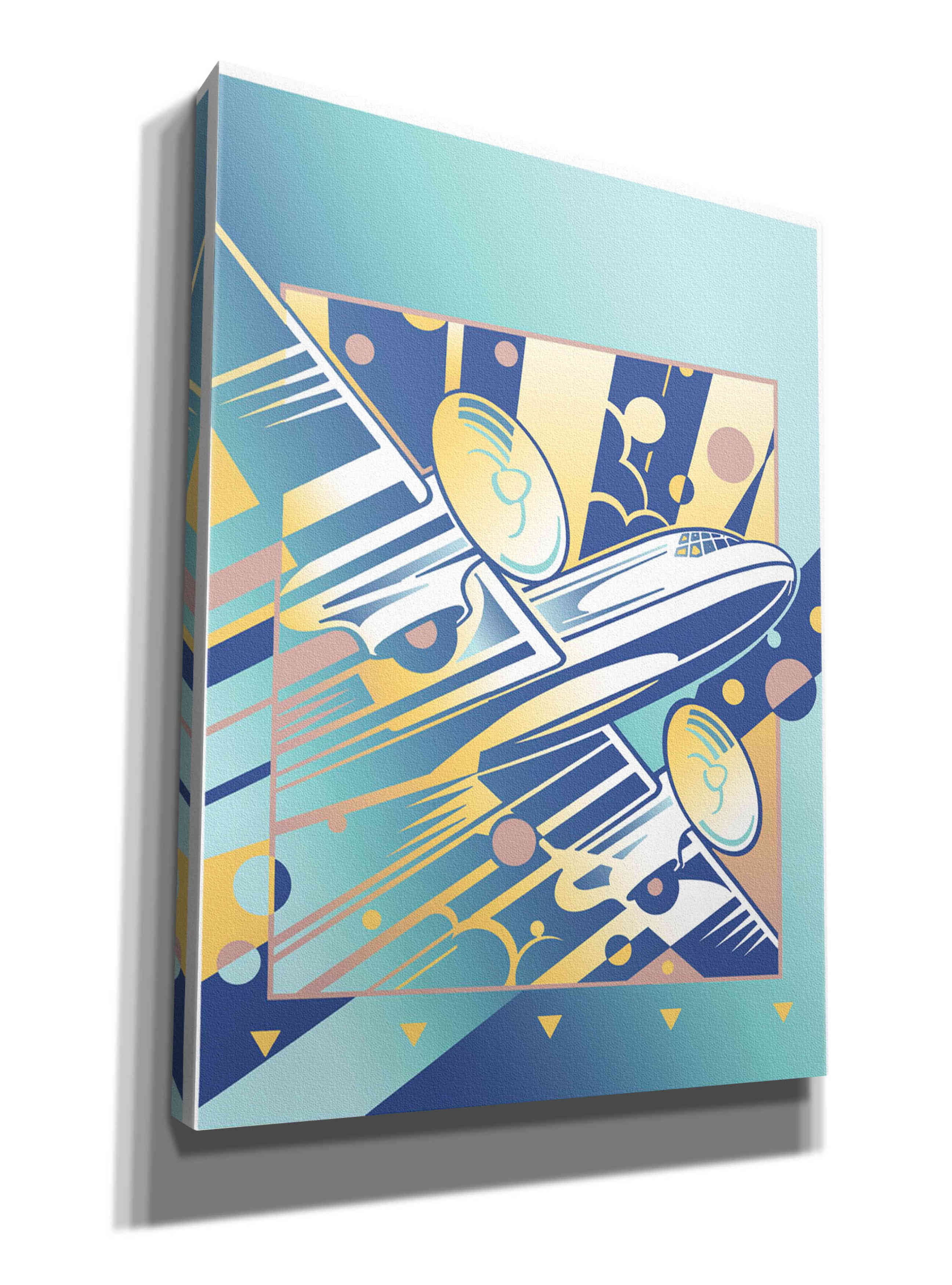 'Taking Off Blue' by David Chestnutt, Giclee Canvas Wall Art